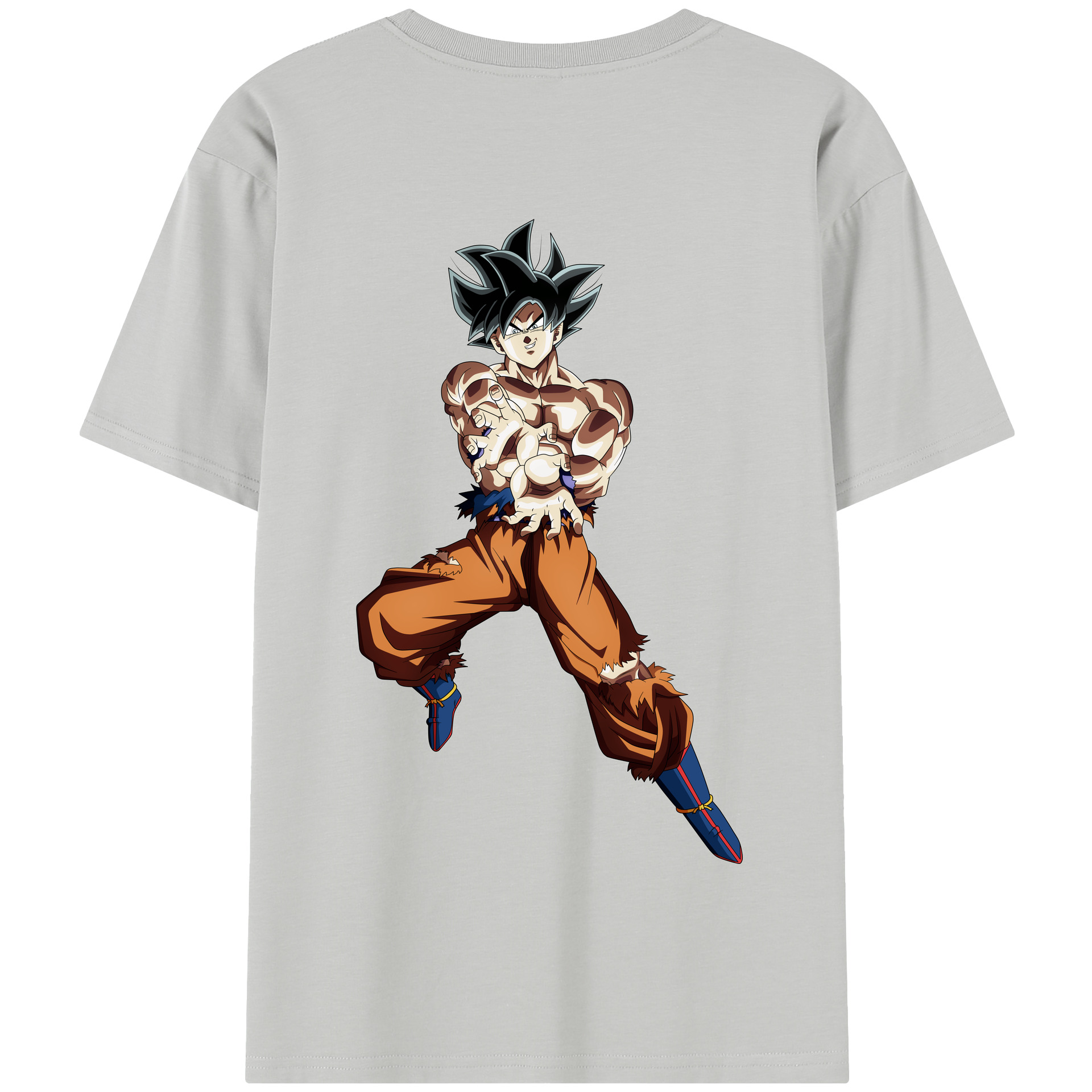 （画像用） ドラゴンボール 孫悟空（そん ごくう）Son Goku カカロット DRAGON BALL Kakarotto 綿100％半袖Tシャツ（背面プリント）