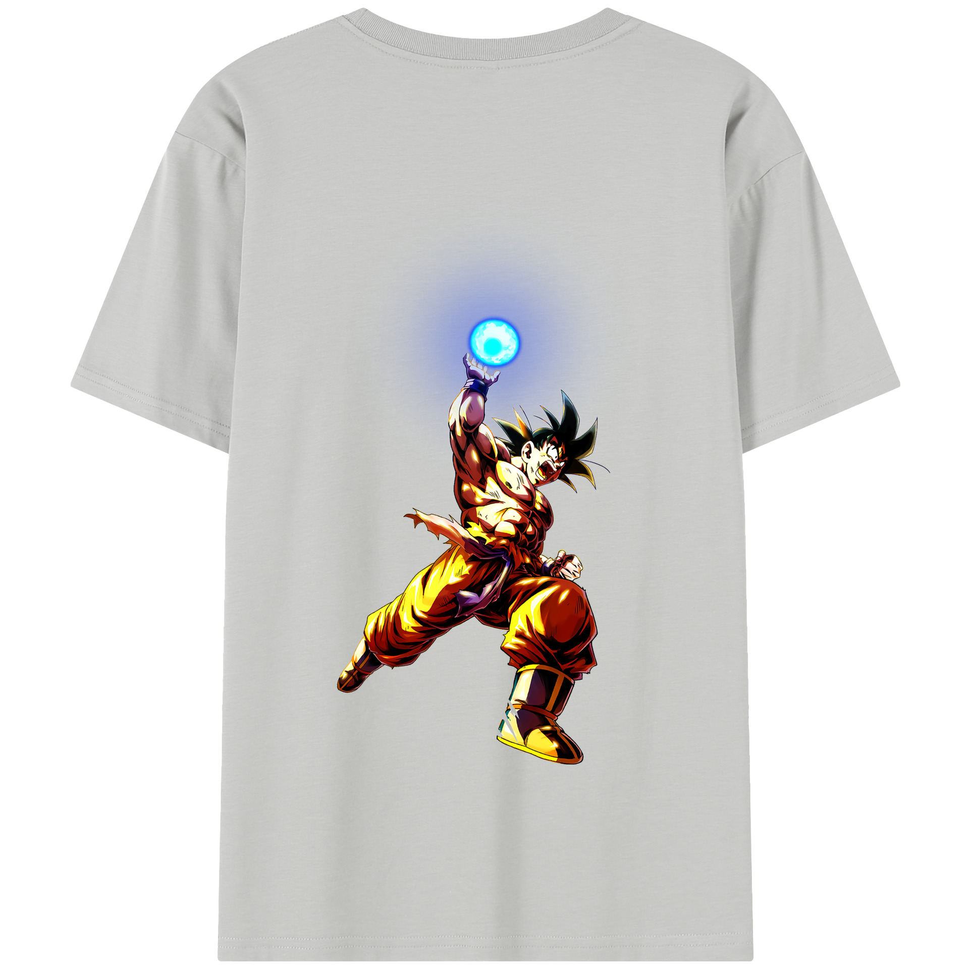 （画像用） ドラゴンボール 孫悟空（そん ごくう）Son Goku カカロット DRAGON BALL Kakarotto 綿100％半袖Tシャツ（背面プリント）