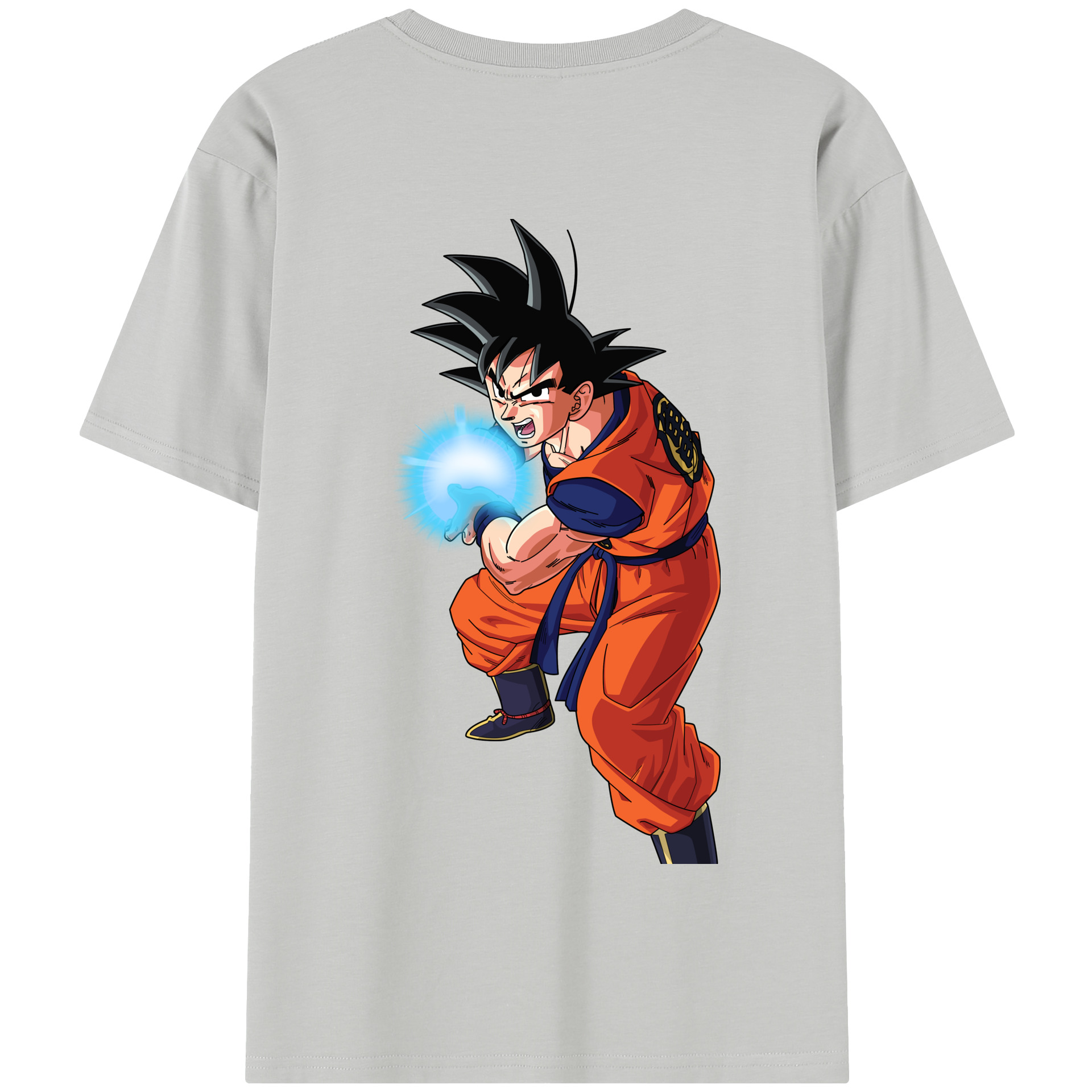 （画像用） ドラゴンボール 孫悟空（そん ごくう）Son Goku カカロット DRAGON BALL Kakarotto 綿100％半袖Tシャツ（背面プリント）