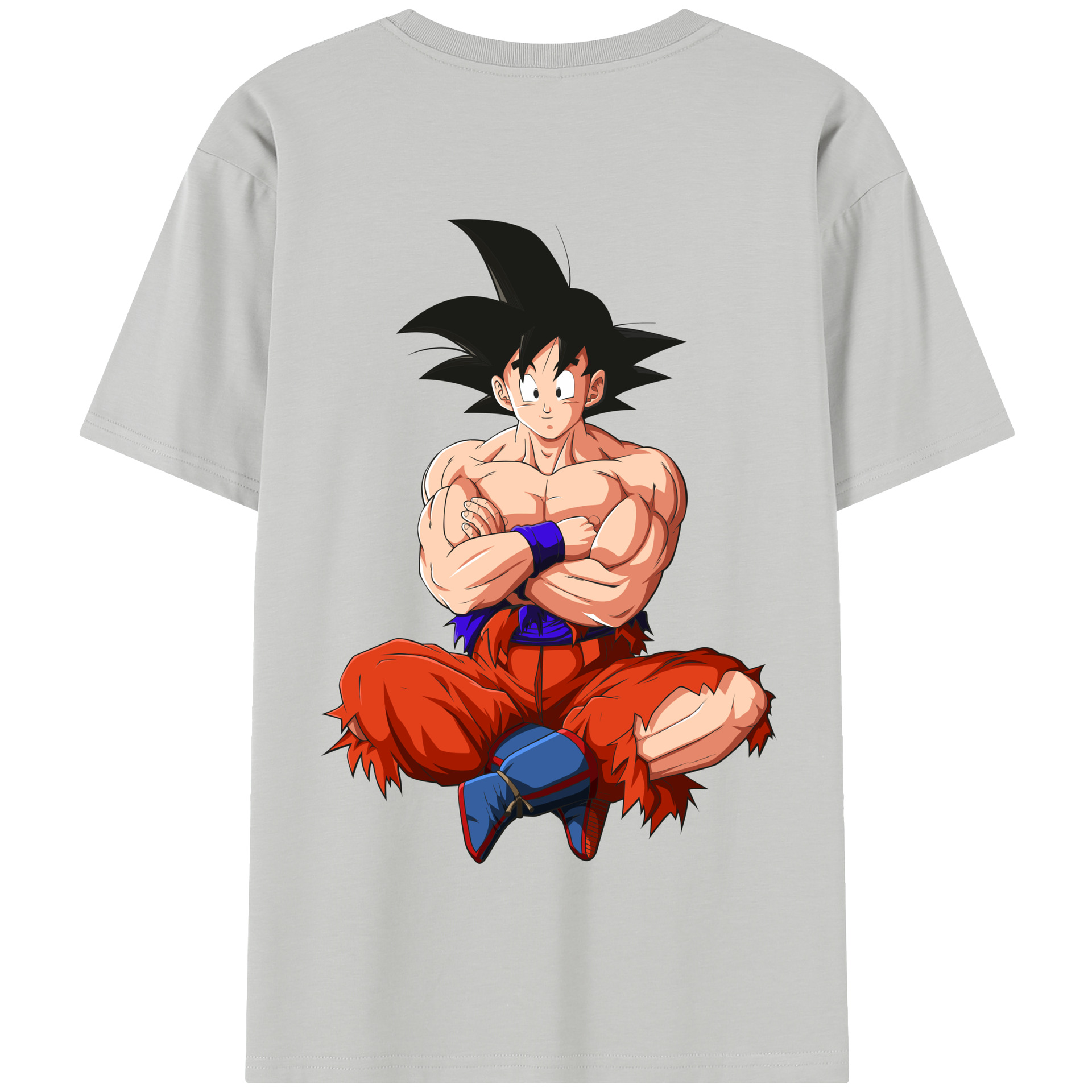 （画像用） ドラゴンボール 孫悟空（そん ごくう）Son Goku カカロット DRAGON BALL Kakarotto 綿100％半袖Tシャツ（背面プリント）