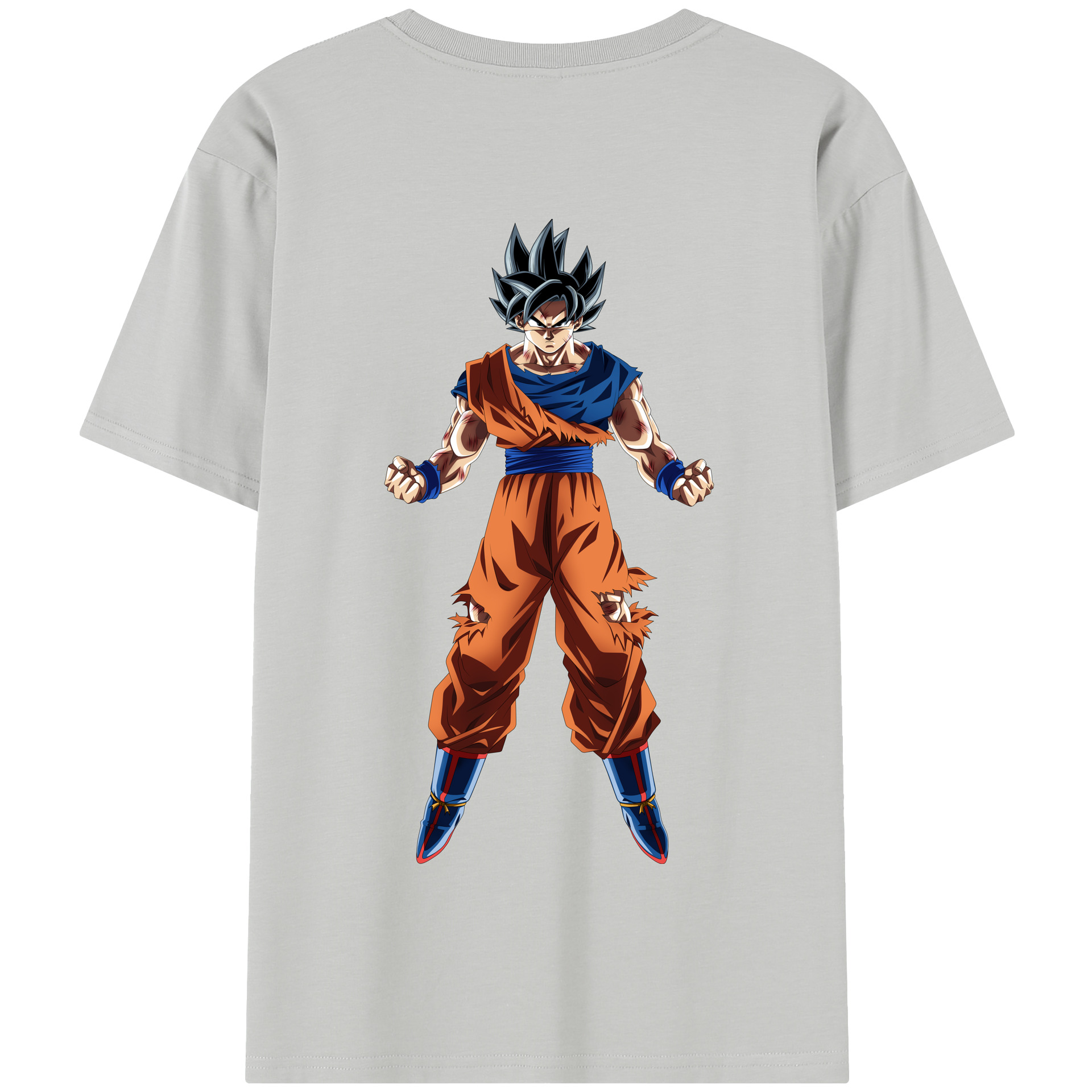 （画像用） ドラゴンボール 孫悟空（そん ごくう）Son Goku カカロット DRAGON BALL Kakarotto 綿100％半袖Tシャツ（背面プリント）