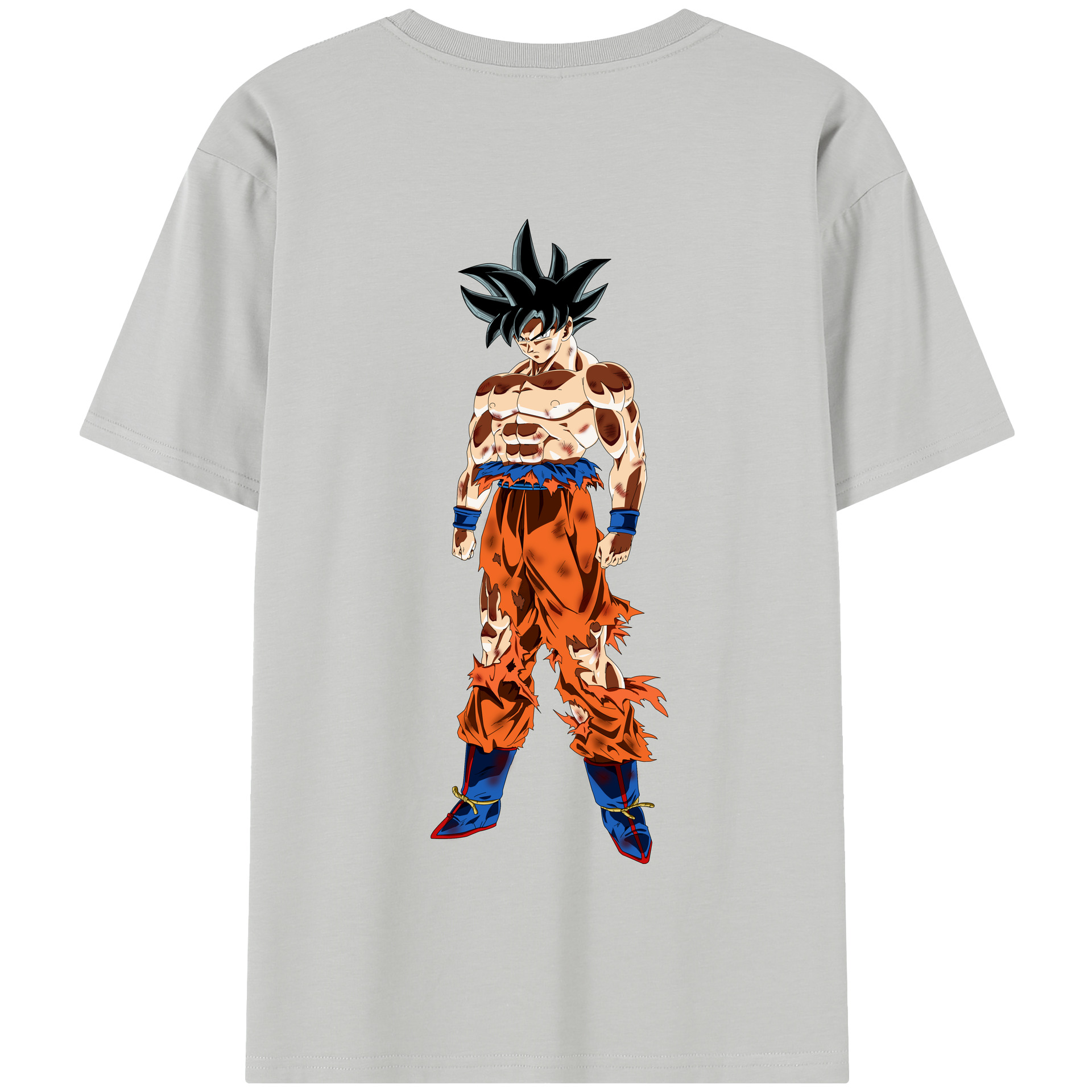 （画像用） ドラゴンボール 孫悟空（そん ごくう）Son Goku カカロット DRAGON BALL Kakarotto 綿100％半袖Tシャツ（背面プリント）