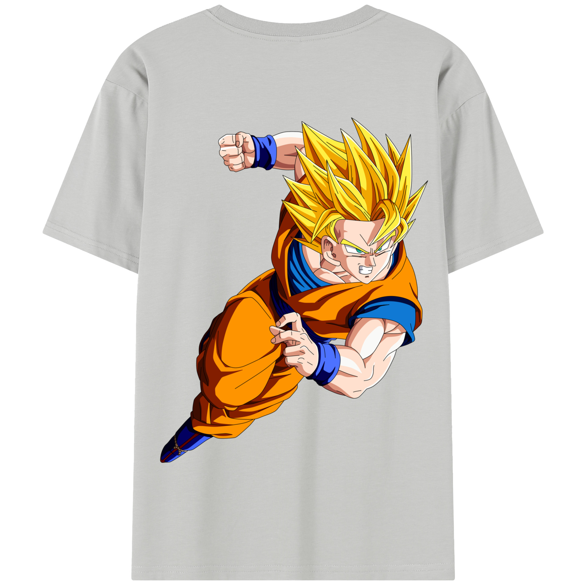 （画像用） ドラゴンボール 孫悟空（そん ごくう）Son Goku カカロット DRAGON BALL Kakarotto 綿100％半袖Tシャツ（背面プリント）