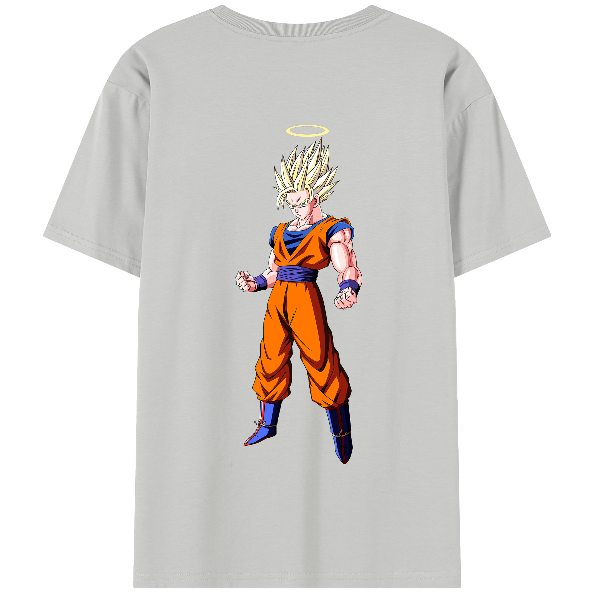 （画像用） ドラゴンボール 孫悟空（そん ごくう）Son Goku カカロット DRAGON BALL Kakarotto 綿100％半袖Tシャツ（背面プリント）
