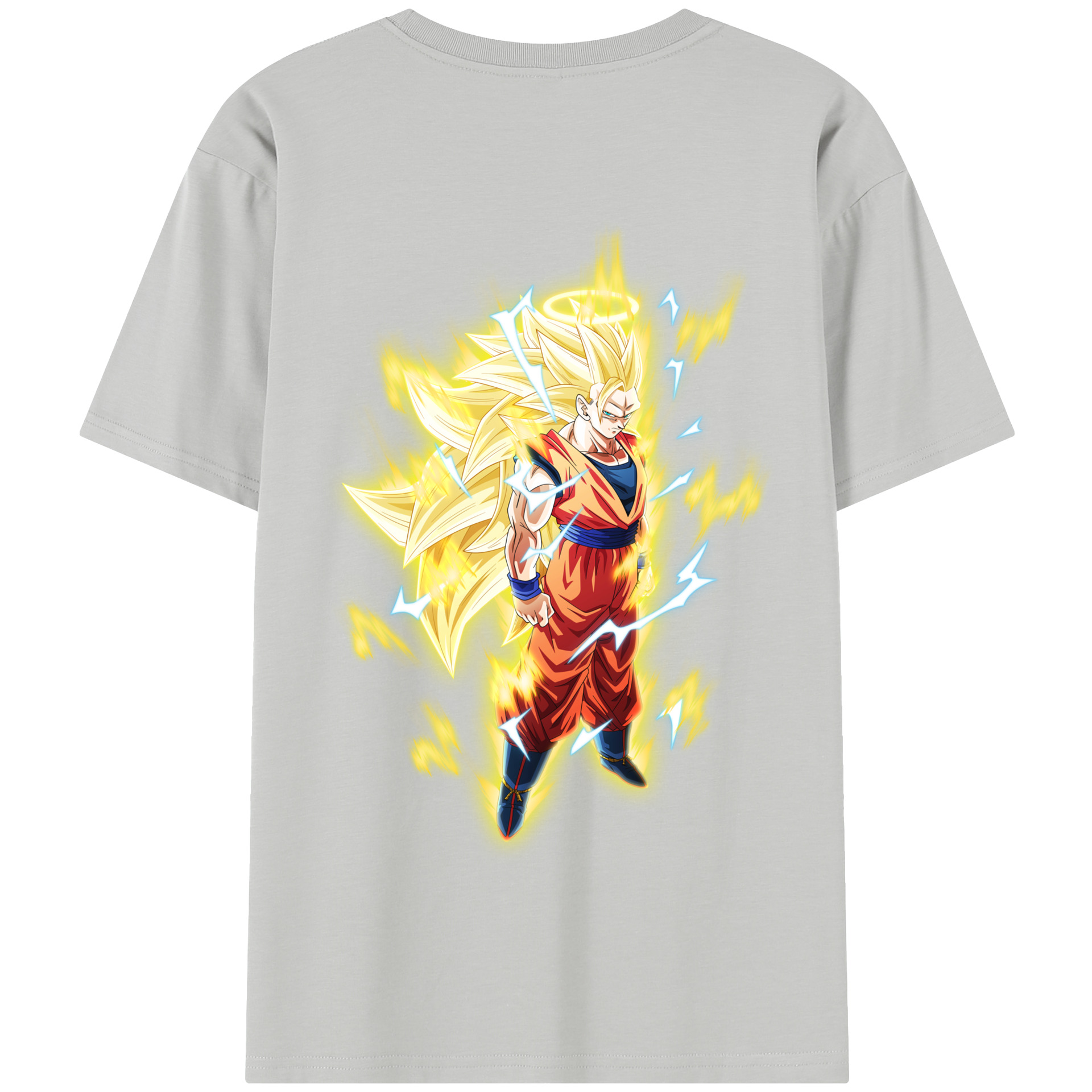 （画像用） ドラゴンボール 孫悟空（そん ごくう）Son Goku カカロット DRAGON BALL Kakarotto 綿100％半袖Tシャツ（背面プリント）