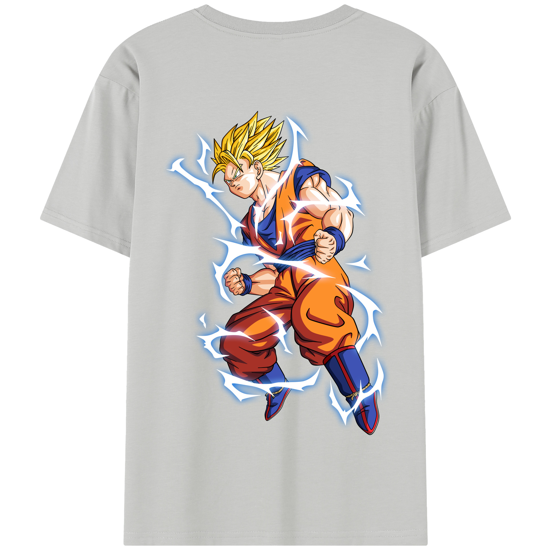 （画像用） ドラゴンボール 孫悟空（そん ごくう）Son Goku カカロット DRAGON BALL Kakarotto 綿100％半袖Tシャツ（背面プリント）