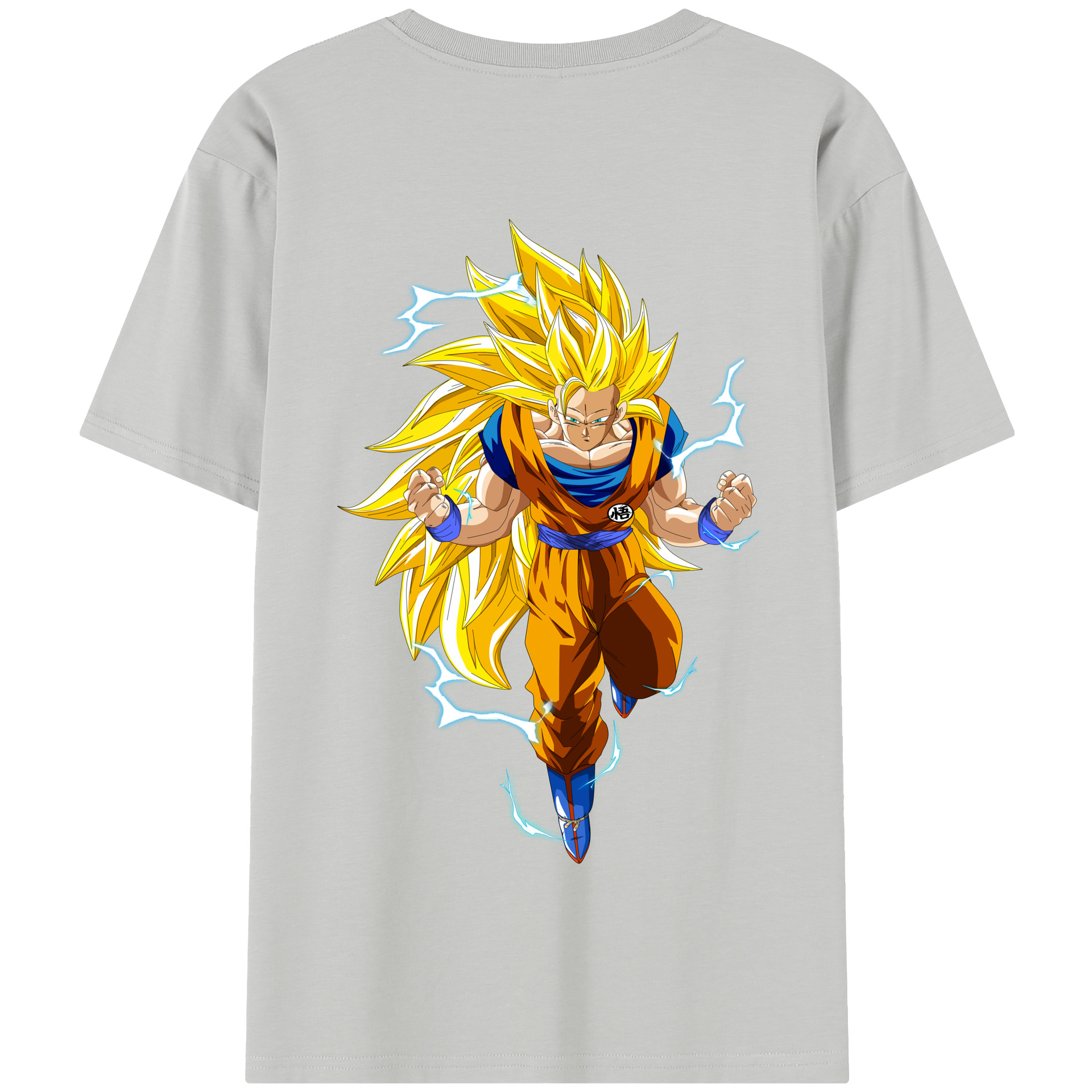 （画像用） ドラゴンボール 孫悟空（そん ごくう）Son Goku カカロット DRAGON BALL Kakarotto 綿100％半袖Tシャツ（背面プリント）