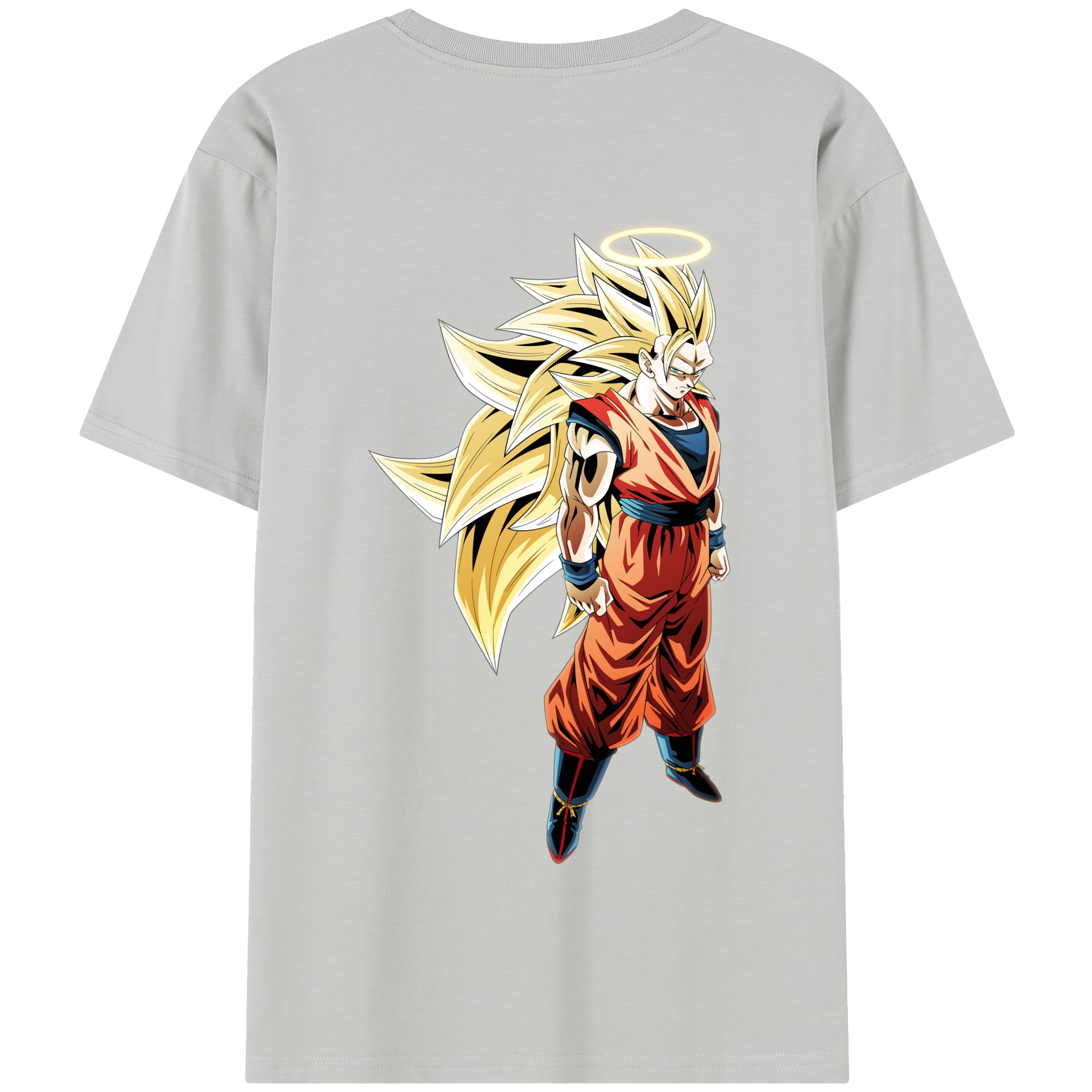 （画像用） ドラゴンボール 孫悟空（そん ごくう）Son Goku カカロット DRAGON BALL Kakarotto 綿100％半袖Tシャツ（背面プリント）