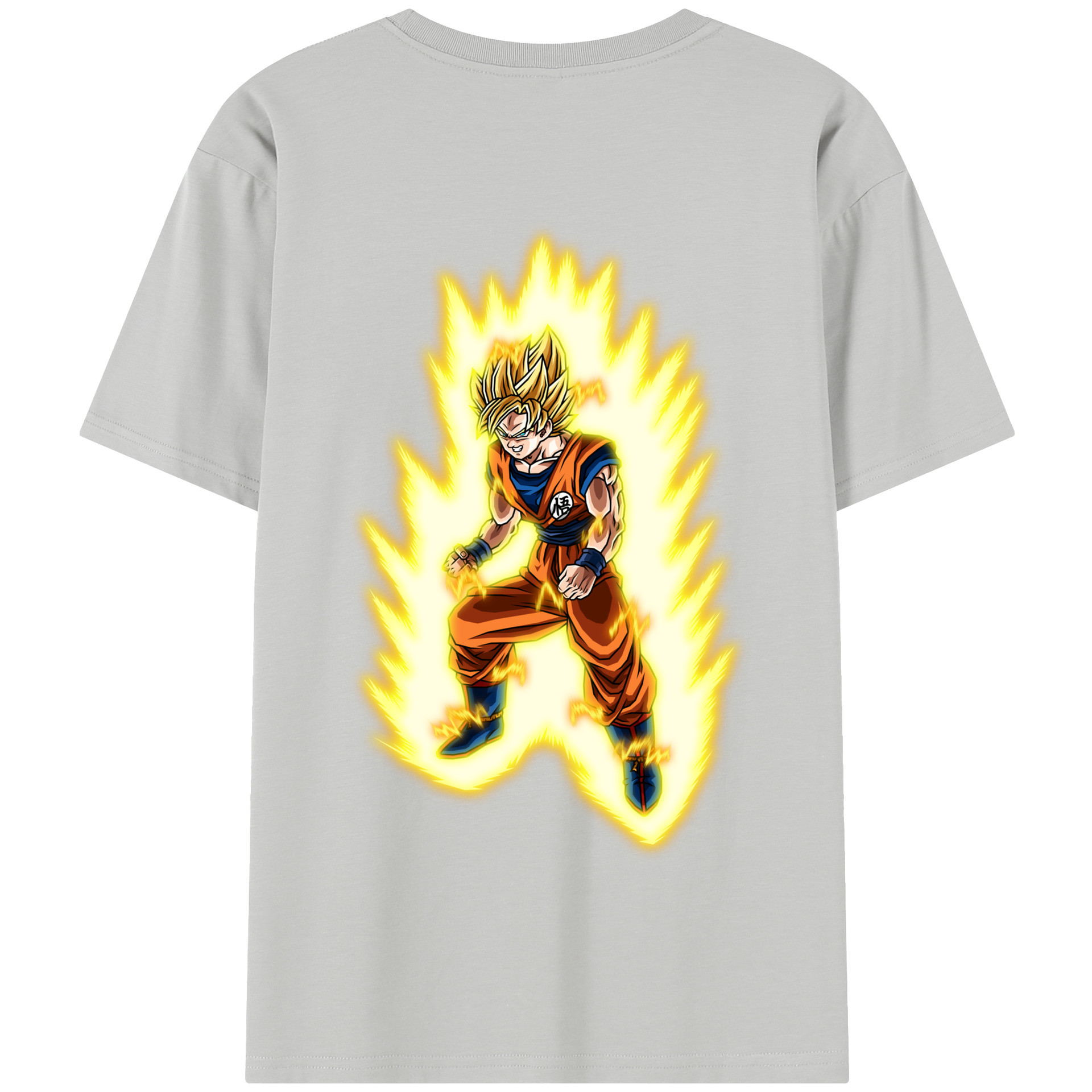 （画像用） ドラゴンボール 孫悟空（そん ごくう）Son Goku カカロット DRAGON BALL Kakarotto 綿100％半袖Tシャツ（背面プリント）