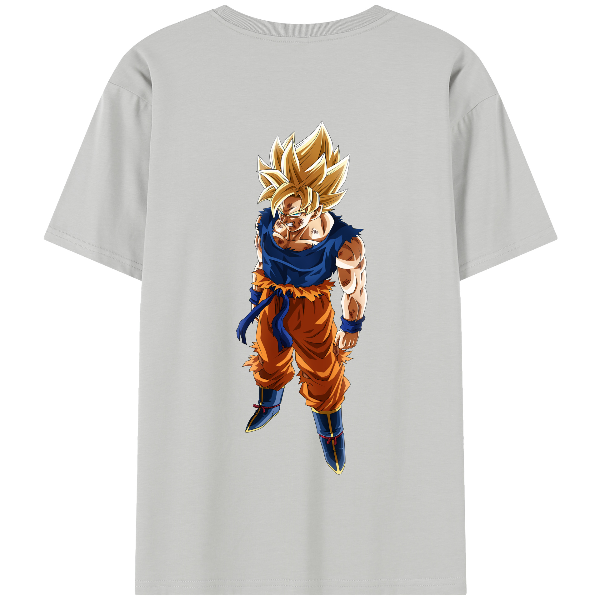 （画像用） ドラゴンボール 孫悟空（そん ごくう）Son Goku カカロット DRAGON BALL Kakarotto 綿100％半袖Tシャツ（背面プリント）