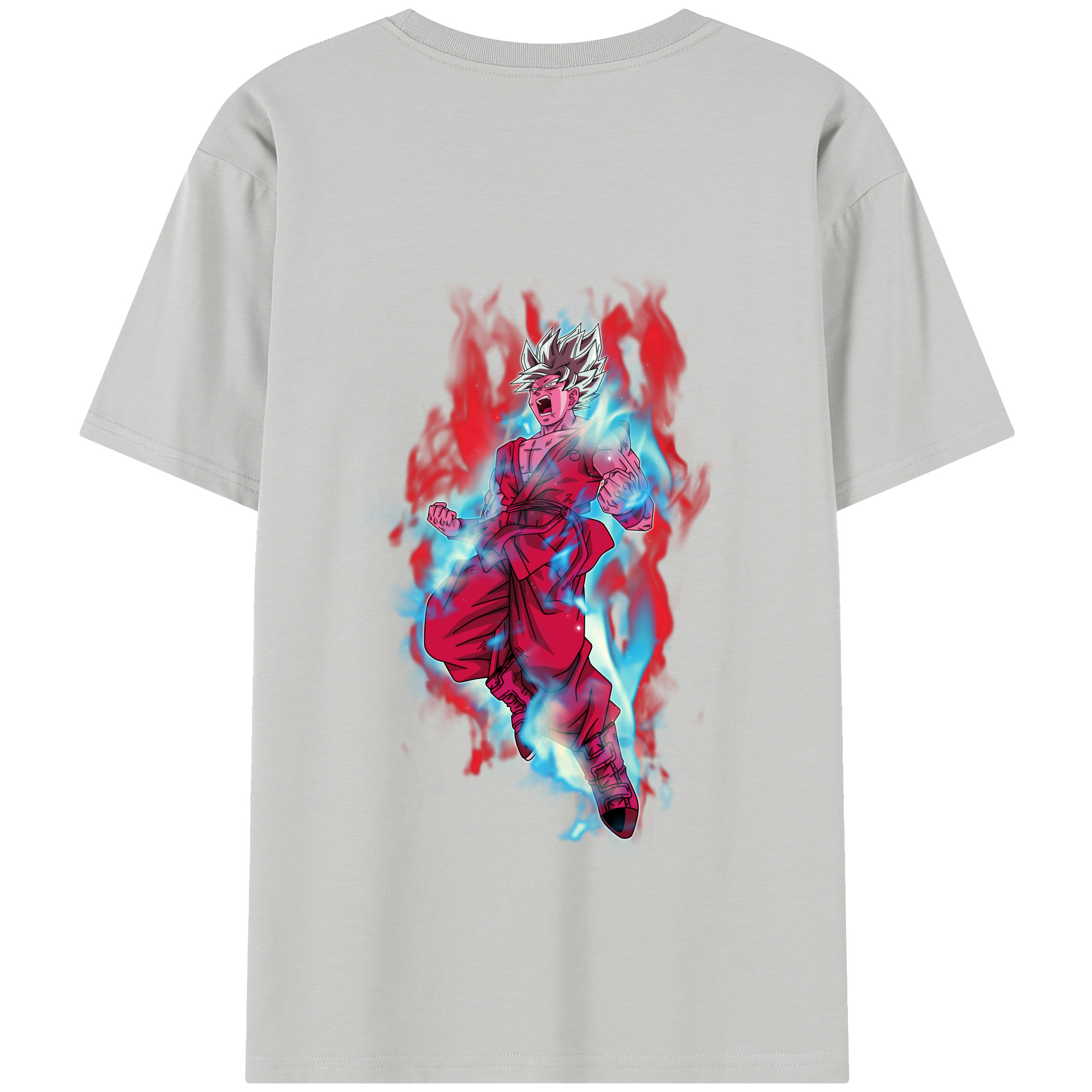 （画像用） ドラゴンボール 孫悟空（そん ごくう）Son Goku カカロット DRAGON BALL Kakarotto 綿100％半袖Tシャツ（背面プリント）