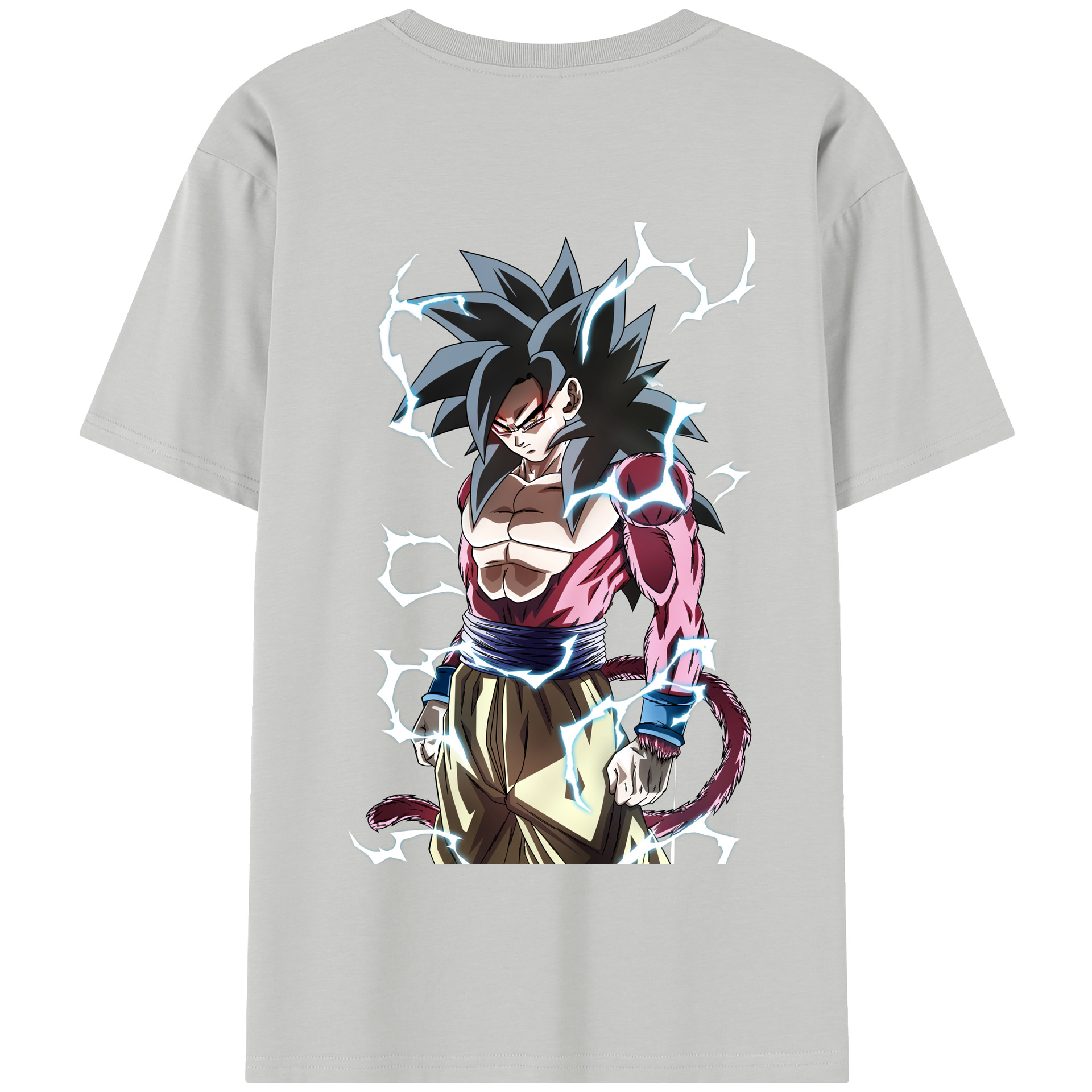 （画像用） ドラゴンボール 孫悟空（そん ごくう）Son Goku カカロット DRAGON BALL Kakarotto 綿100％半袖Tシャツ（背面プリント）