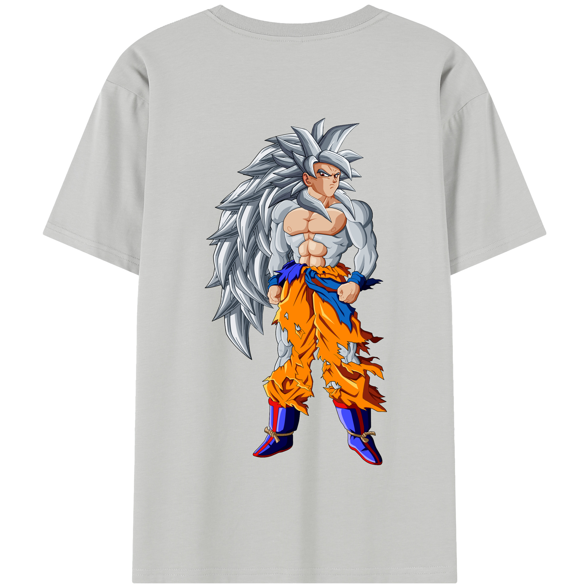（画像用） ドラゴンボール 孫悟空（そん ごくう）Son Goku カカロット DRAGON BALL Kakarotto 綿100％半袖Tシャツ（背面プリント）