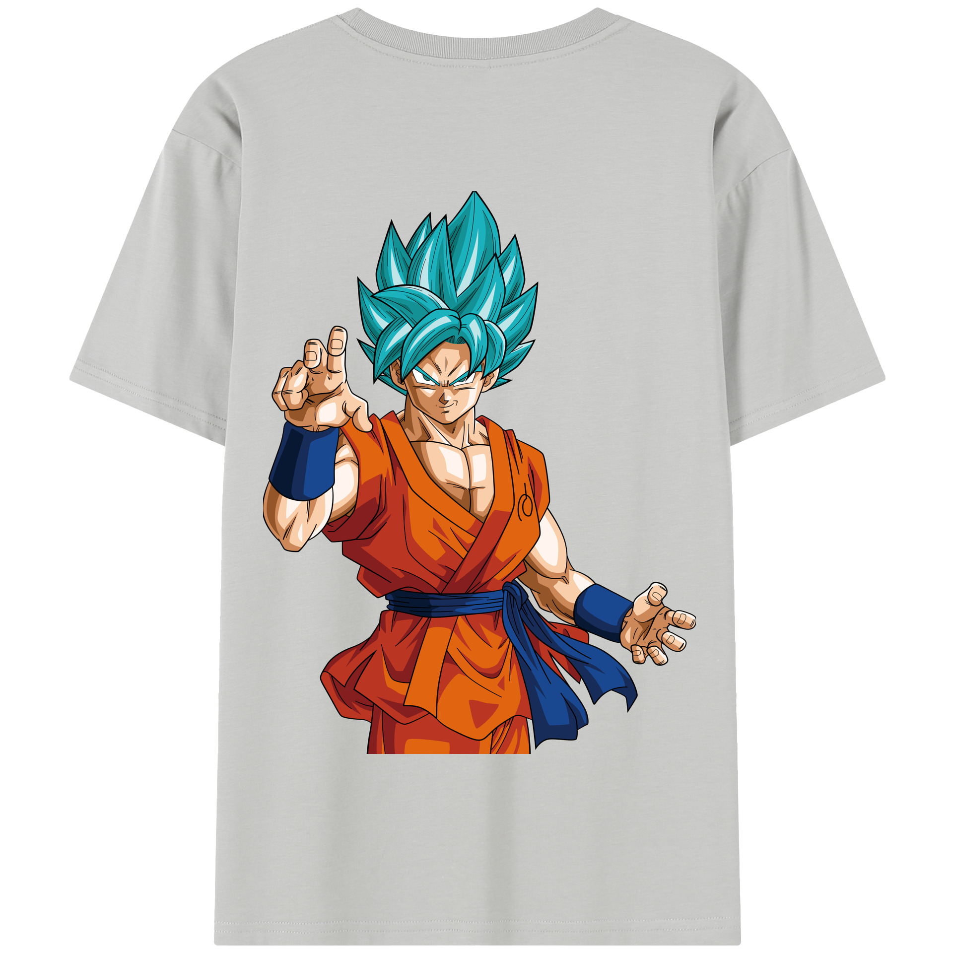 （画像用） ドラゴンボール 孫悟空（そん ごくう）Son Goku カカロット DRAGON BALL Kakarotto 綿100％半袖Tシャツ（背面プリント）