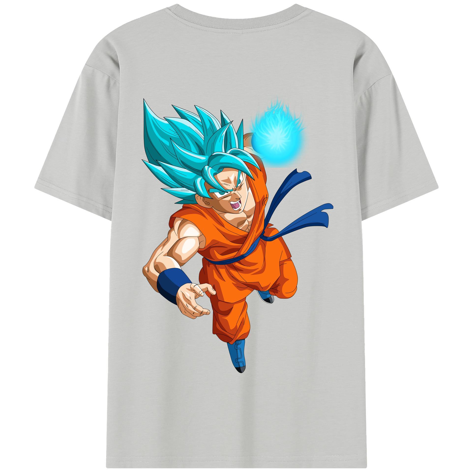 （画像用） ドラゴンボール 孫悟空（そん ごくう）Son Goku カカロット DRAGON BALL Kakarotto 綿100％半袖Tシャツ（背面プリント）