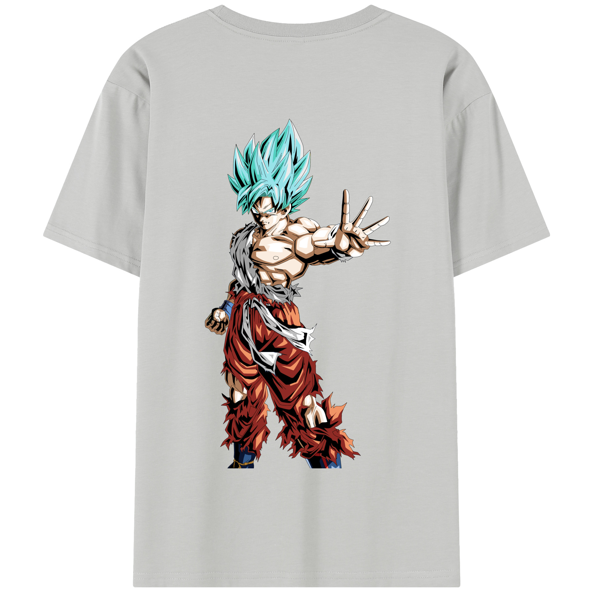（画像用） ドラゴンボール 孫悟空（そん ごくう）Son Goku カカロット DRAGON BALL Kakarotto 綿100％半袖Tシャツ（背面プリント）