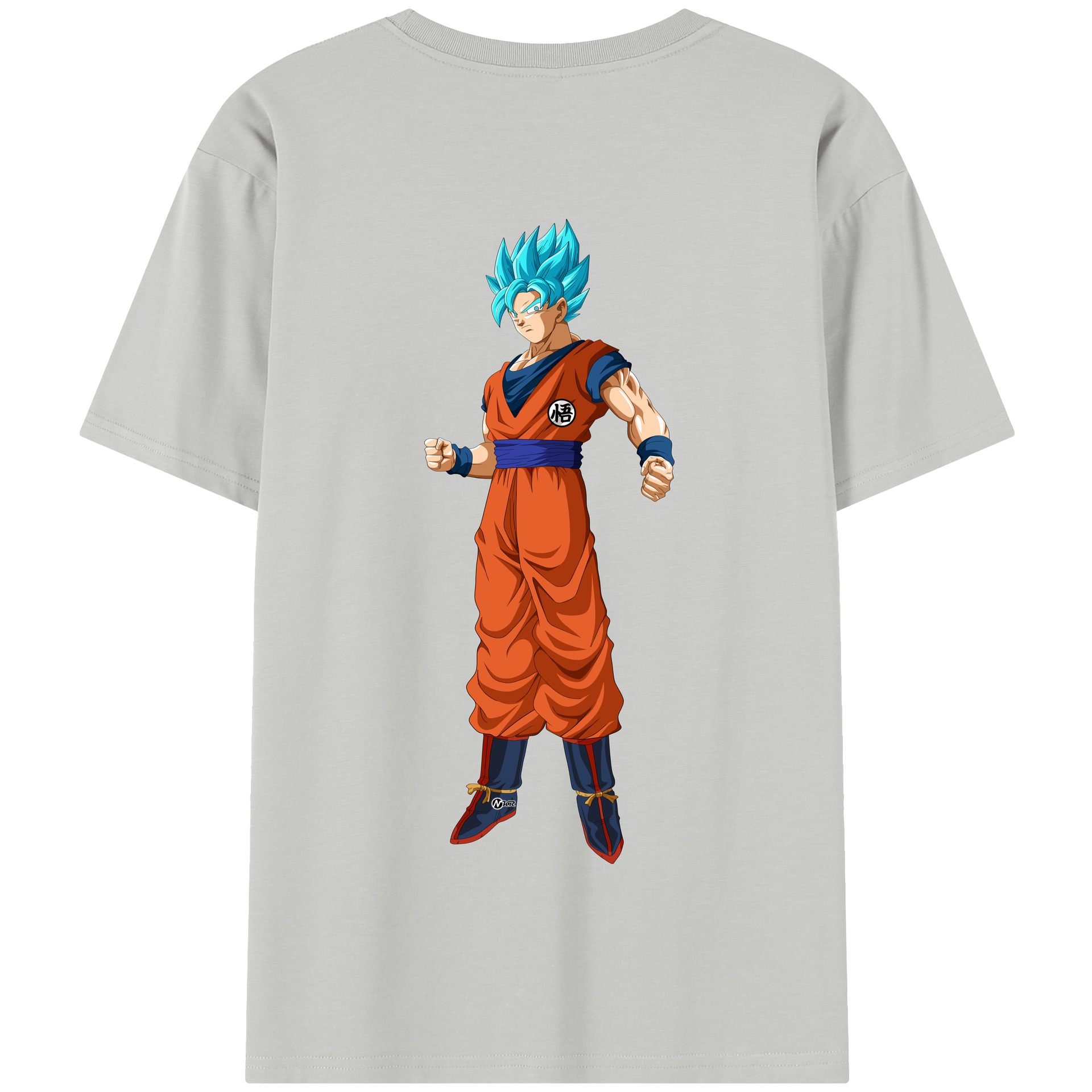 （画像用） ドラゴンボール 孫悟空（そん ごくう）Son Goku カカロット DRAGON BALL Kakarotto 綿100％半袖Tシャツ（背面プリント）