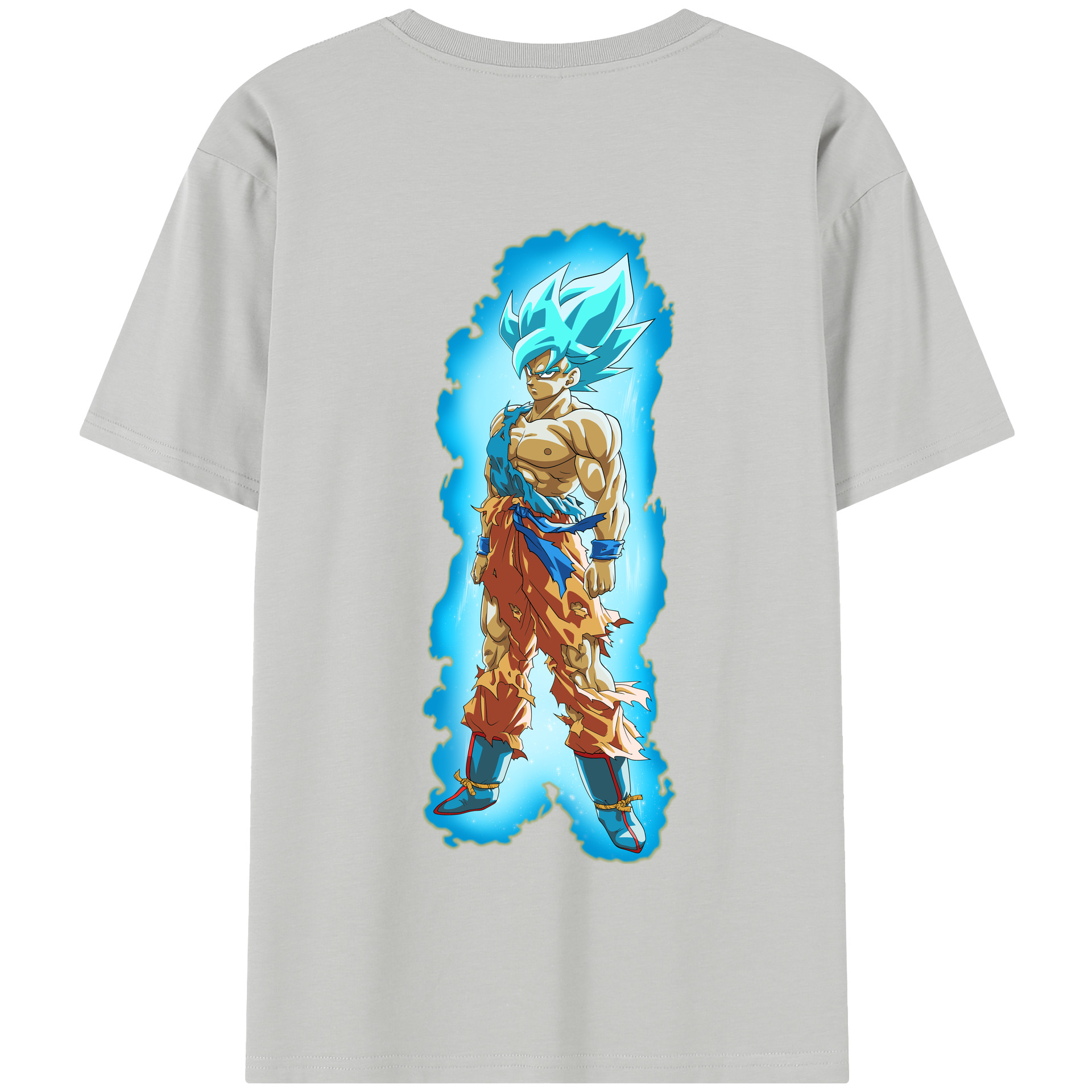 （画像用） ドラゴンボール 孫悟空（そん ごくう）Son Goku カカロット DRAGON BALL Kakarotto 綿100％半袖Tシャツ（背面プリント）