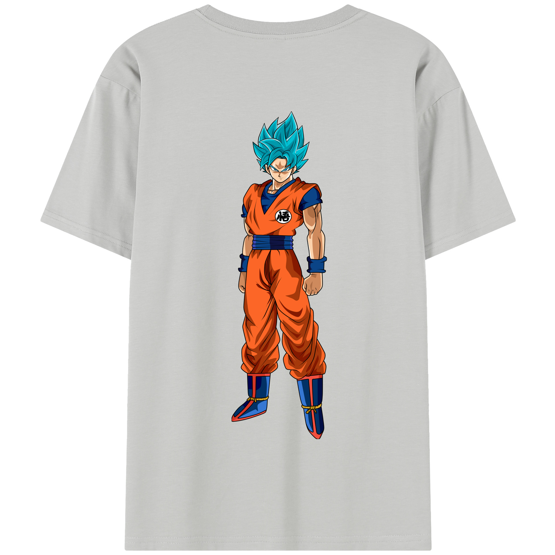 （画像用） ドラゴンボール 孫悟空（そん ごくう）Son Goku カカロット DRAGON BALL Kakarotto 綿100％半袖Tシャツ（背面プリント）