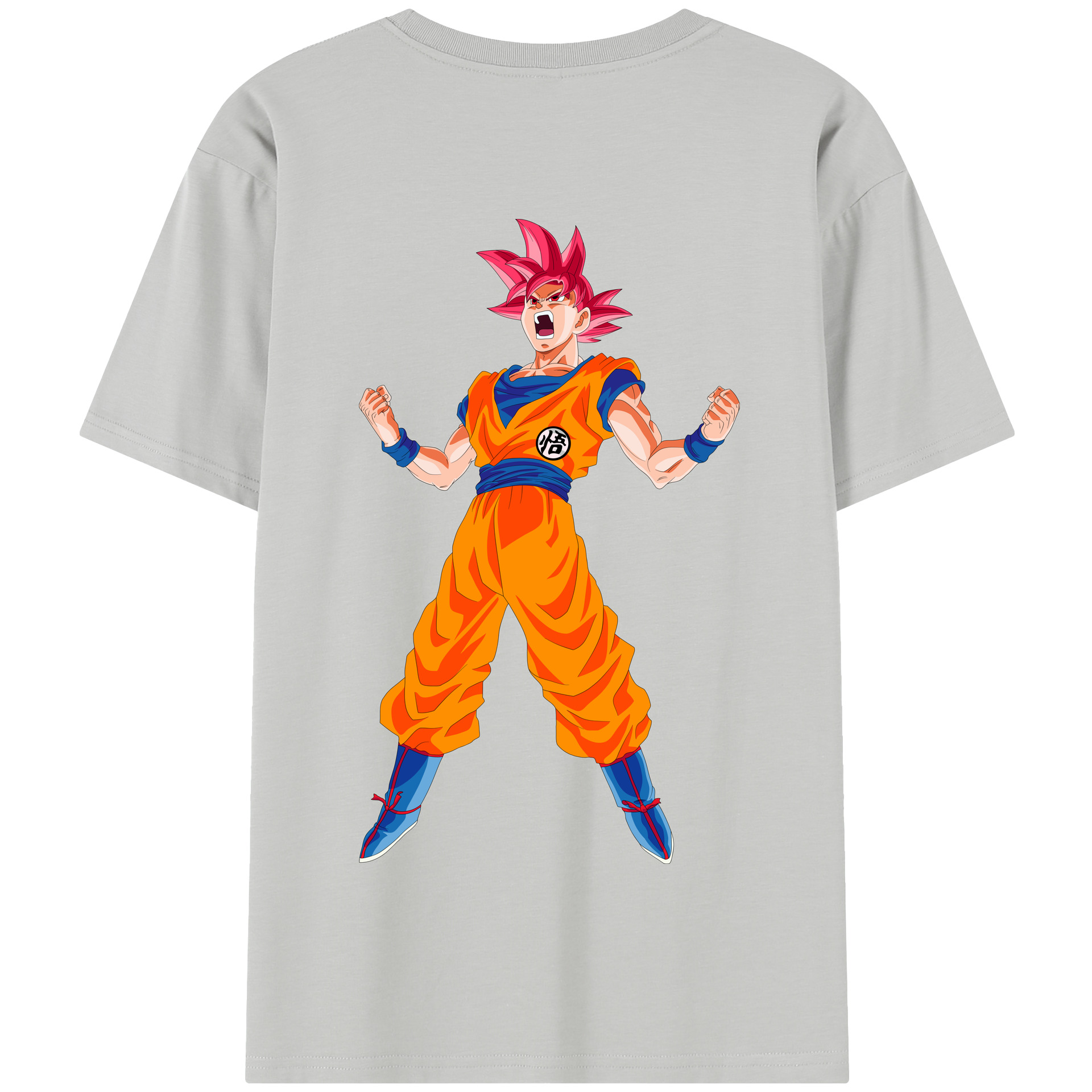 （画像用） ドラゴンボール 孫悟空（そん ごくう）Son Goku カカロット DRAGON BALL Kakarotto 綿100％半袖Tシャツ（背面プリント）