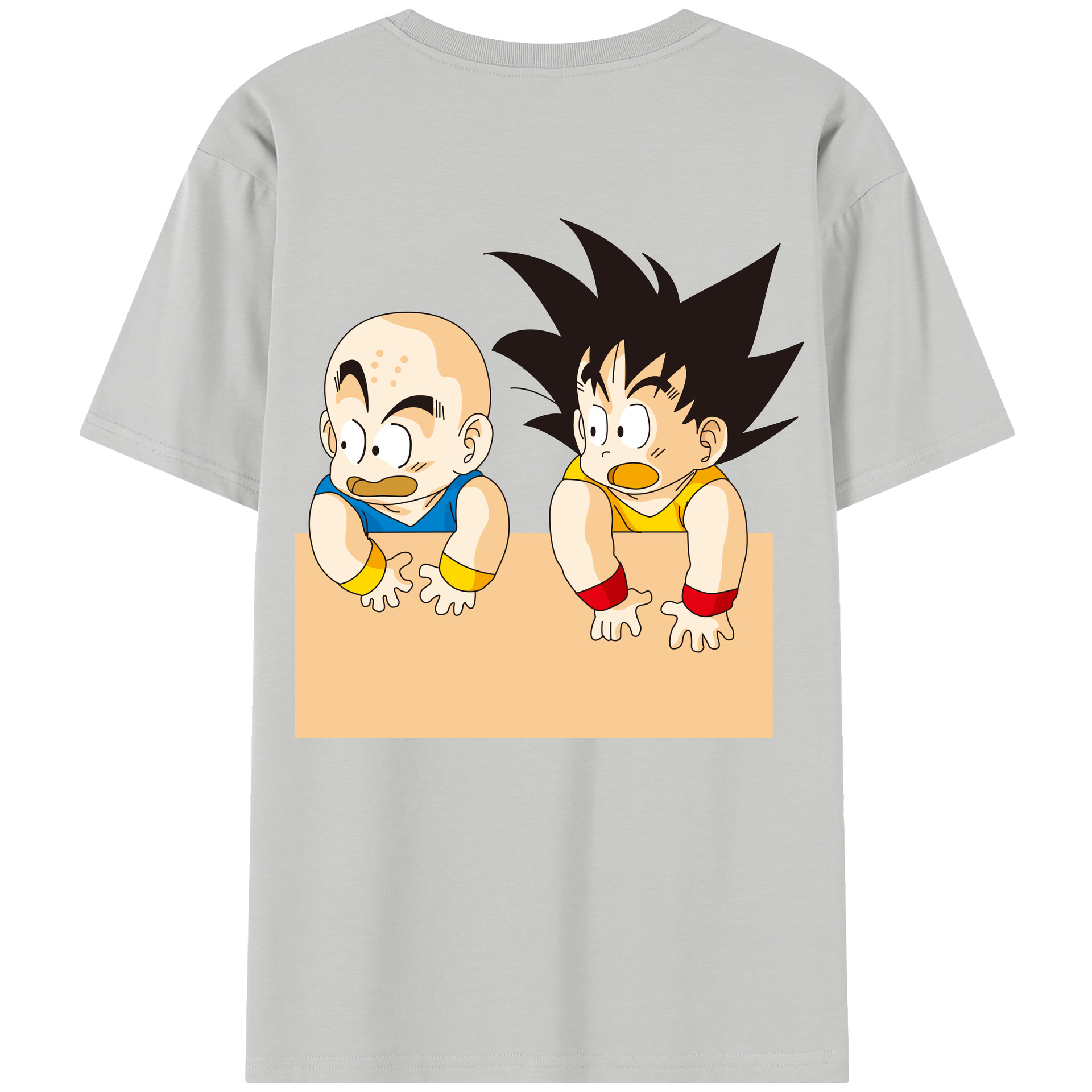 （画像用） ドラゴンボール 孫悟空（そん ごくう）Son Goku カカロット DRAGON BALL Kakarotto 綿100％半袖Tシャツ（背面プリント）