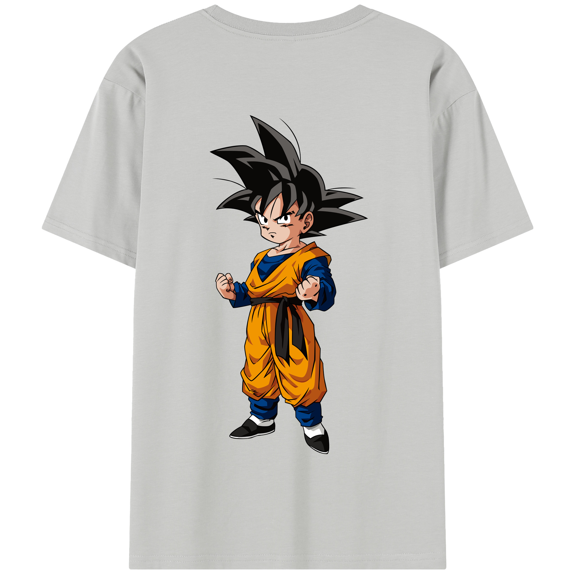 （画像用） ドラゴンボール 孫悟空（そん ごくう）Son Goku カカロット DRAGON BALL Kakarotto 綿100％半袖Tシャツ（背面プリント）