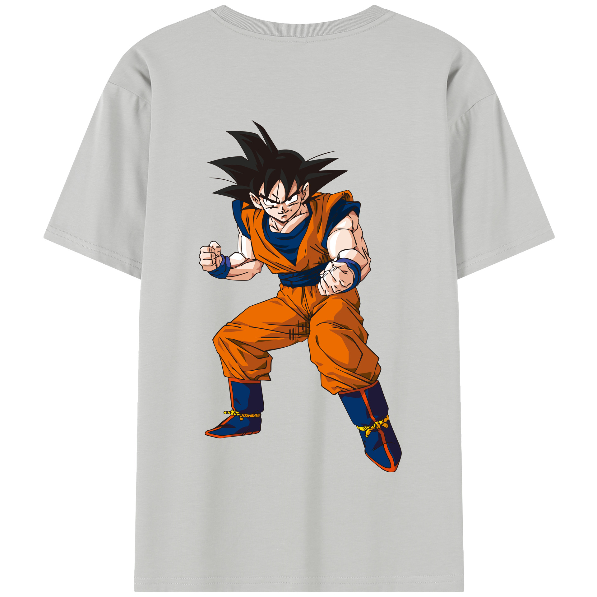 （画像用） ドラゴンボール 孫悟空（そん ごくう）Son Goku カカロット DRAGON BALL Kakarotto 綿100％半袖Tシャツ（背面プリント）