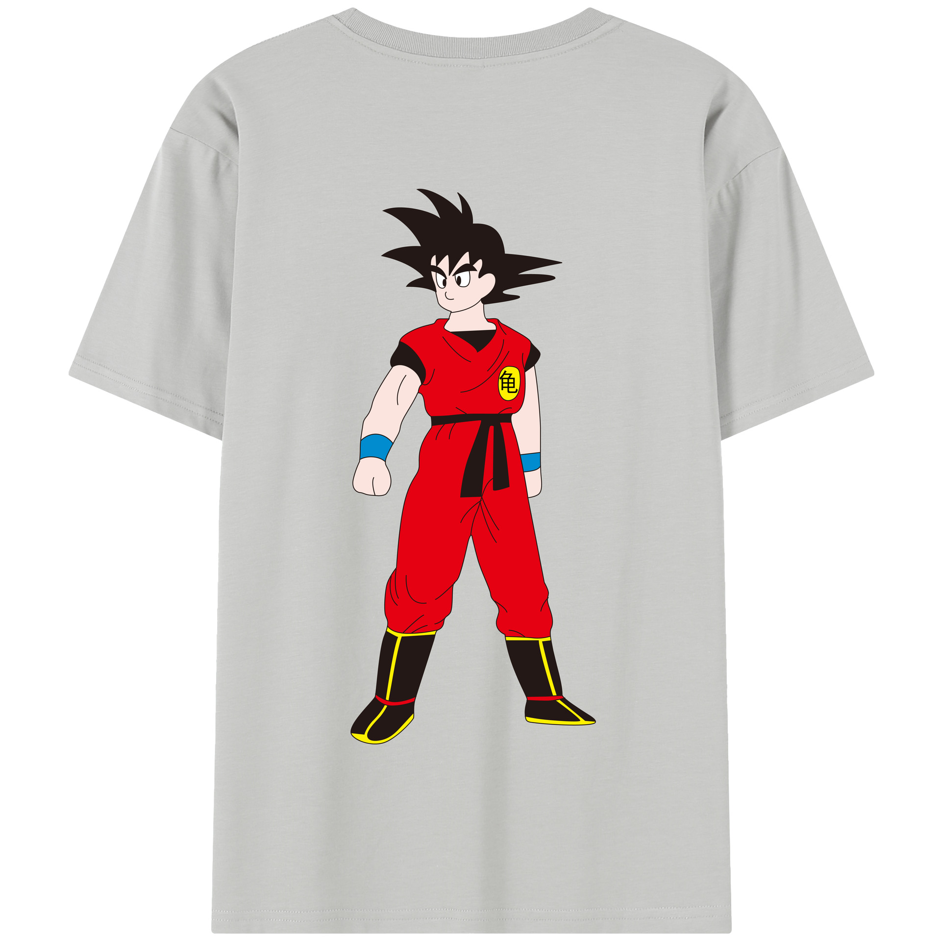（画像用） ドラゴンボール 孫悟空（そん ごくう）Son Goku カカロット DRAGON BALL Kakarotto 綿100％半袖Tシャツ（背面プリント）