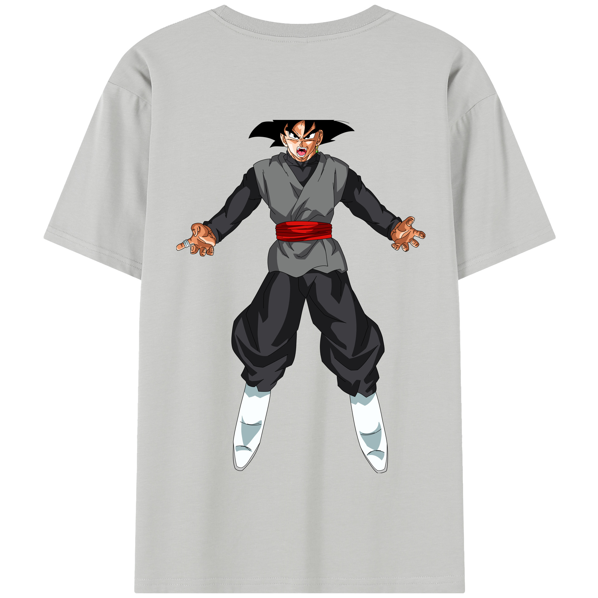 （画像用） ドラゴンボール ベジータ四世（Bejīta Yonsei）DRAGON BALL Vegeta IV 綿100％半袖Tシャツ（背面プリント）
