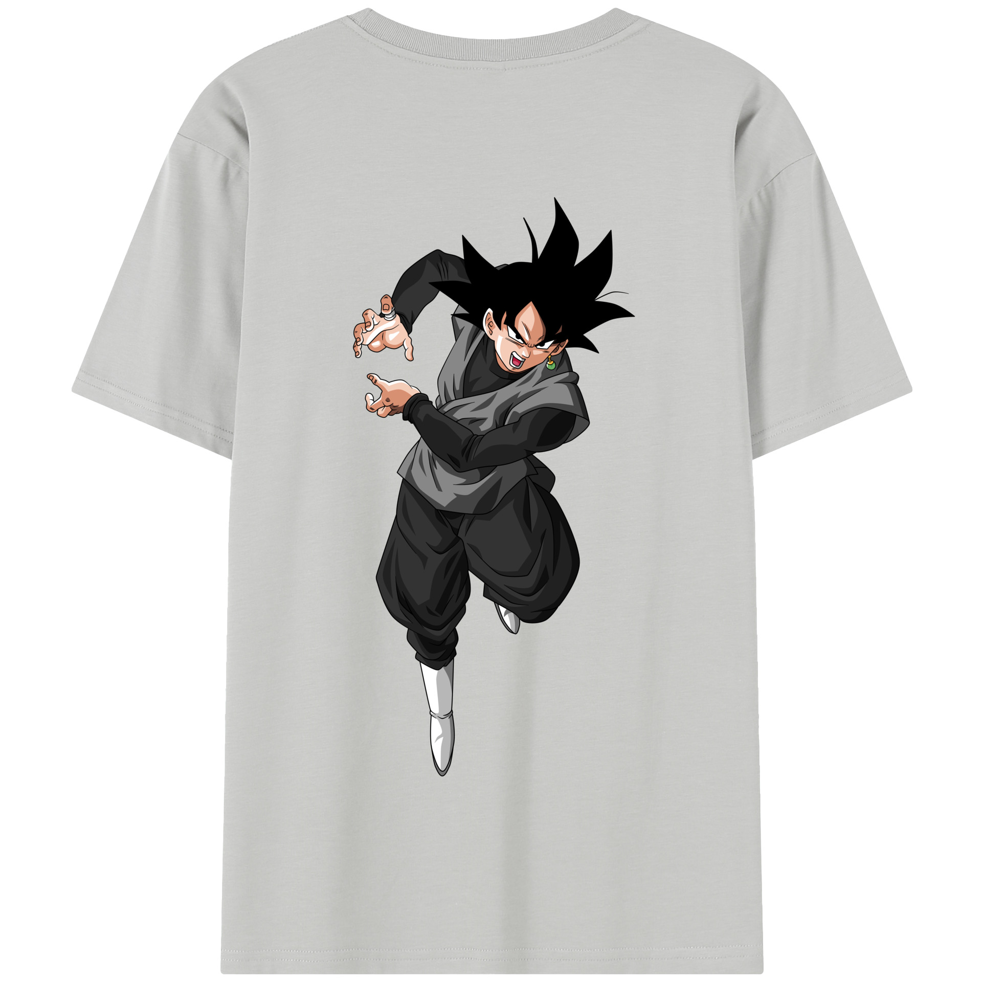 （画像用） ドラゴンボール ベジータ四世（Bejīta Yonsei）DRAGON BALL Vegeta IV 綿100％半袖Tシャツ（背面プリント）