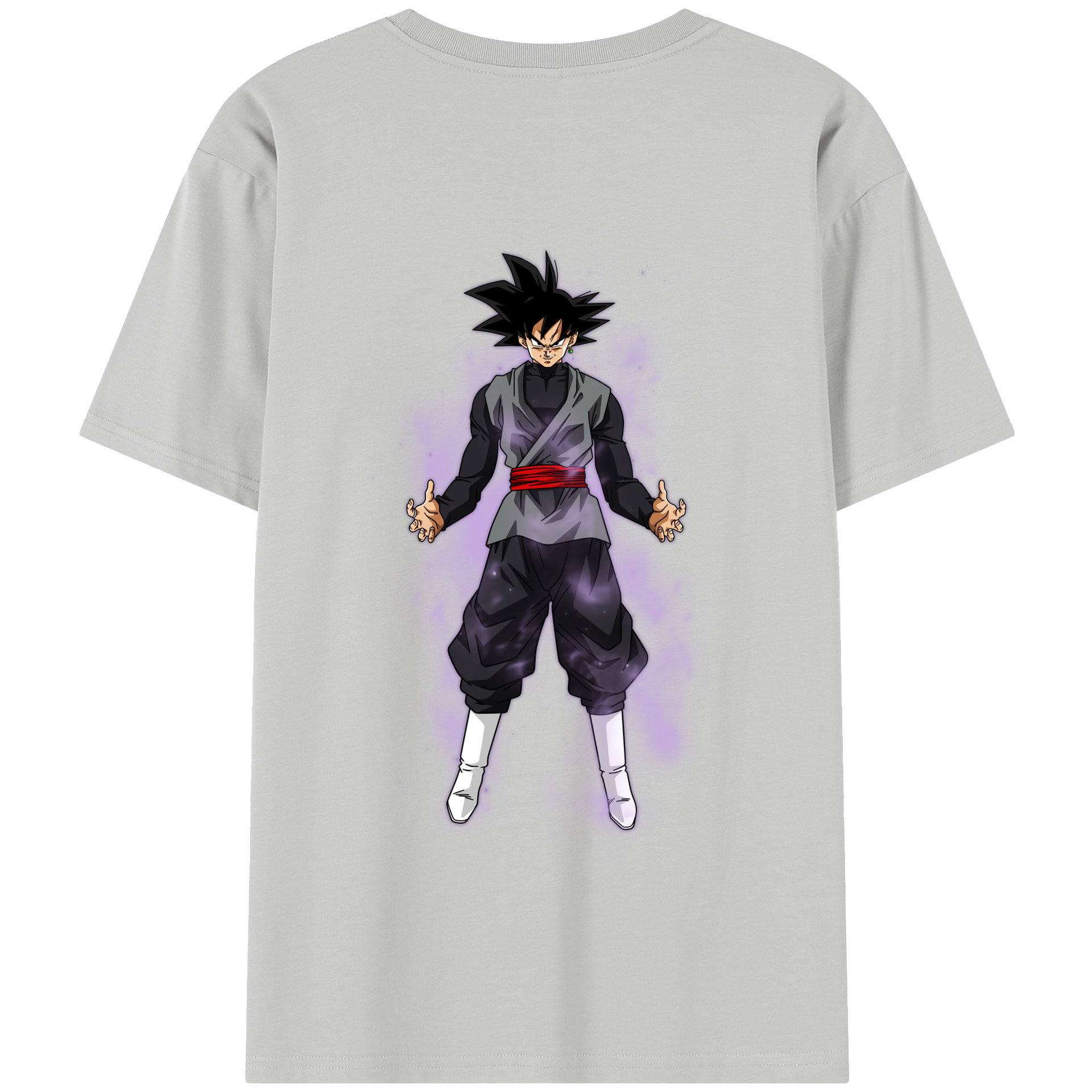 （画像用） ドラゴンボール ベジータ四世（Bejīta Yonsei）DRAGON BALL Vegeta IV 綿100％半袖Tシャツ（背面プリント）