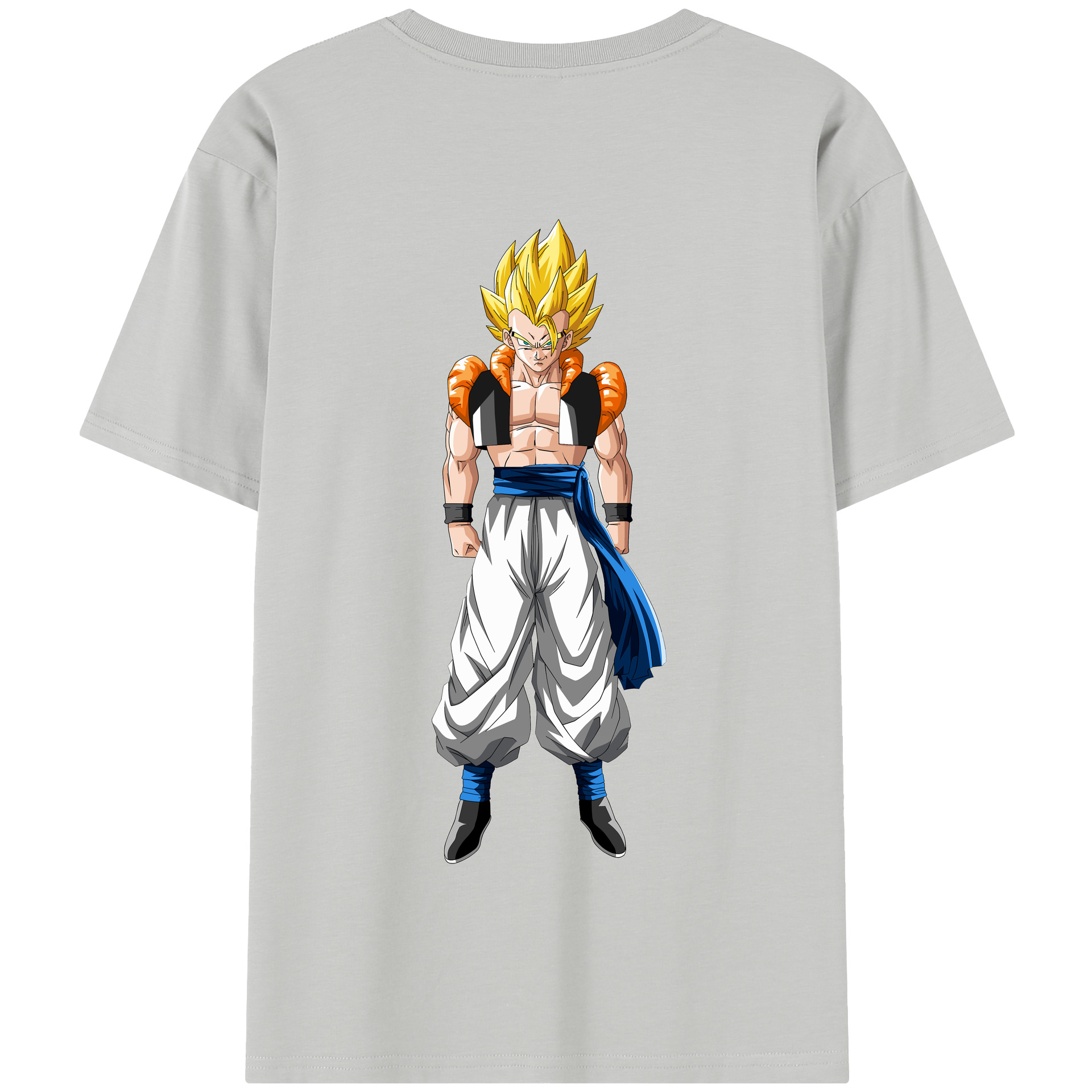 （画像用） ドラゴンボール ベジータ四世（Bejīta Yonsei）DRAGON BALL Vegeta IV 綿100％半袖Tシャツ（背面プリント）