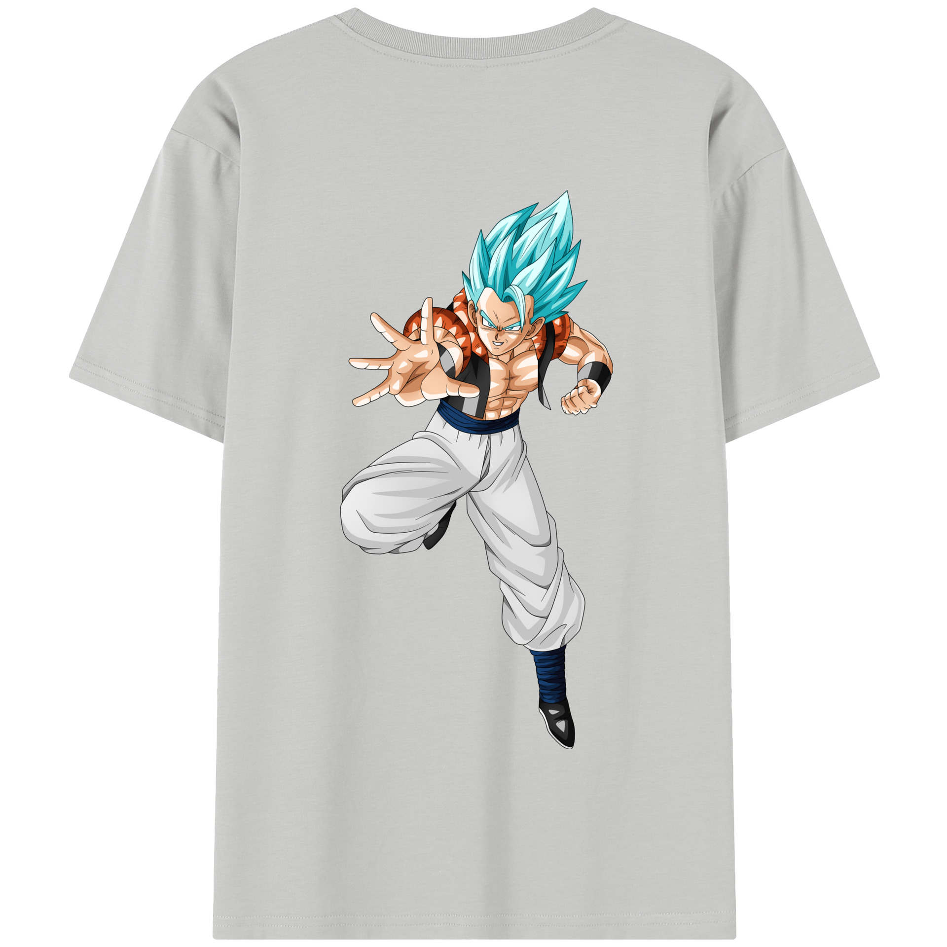 （画像用） ドラゴンボール ベジータ四世（Bejīta Yonsei）DRAGON BALL Vegeta IV 綿100％半袖Tシャツ（背面プリント）