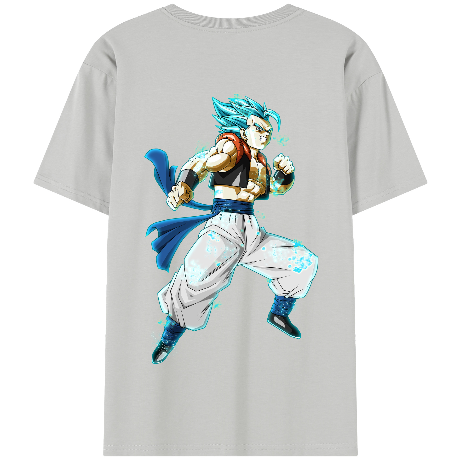 （画像用） ドラゴンボール ベジータ四世（Bejīta Yonsei）DRAGON BALL Vegeta IV 綿100％半袖Tシャツ（背面プリント）