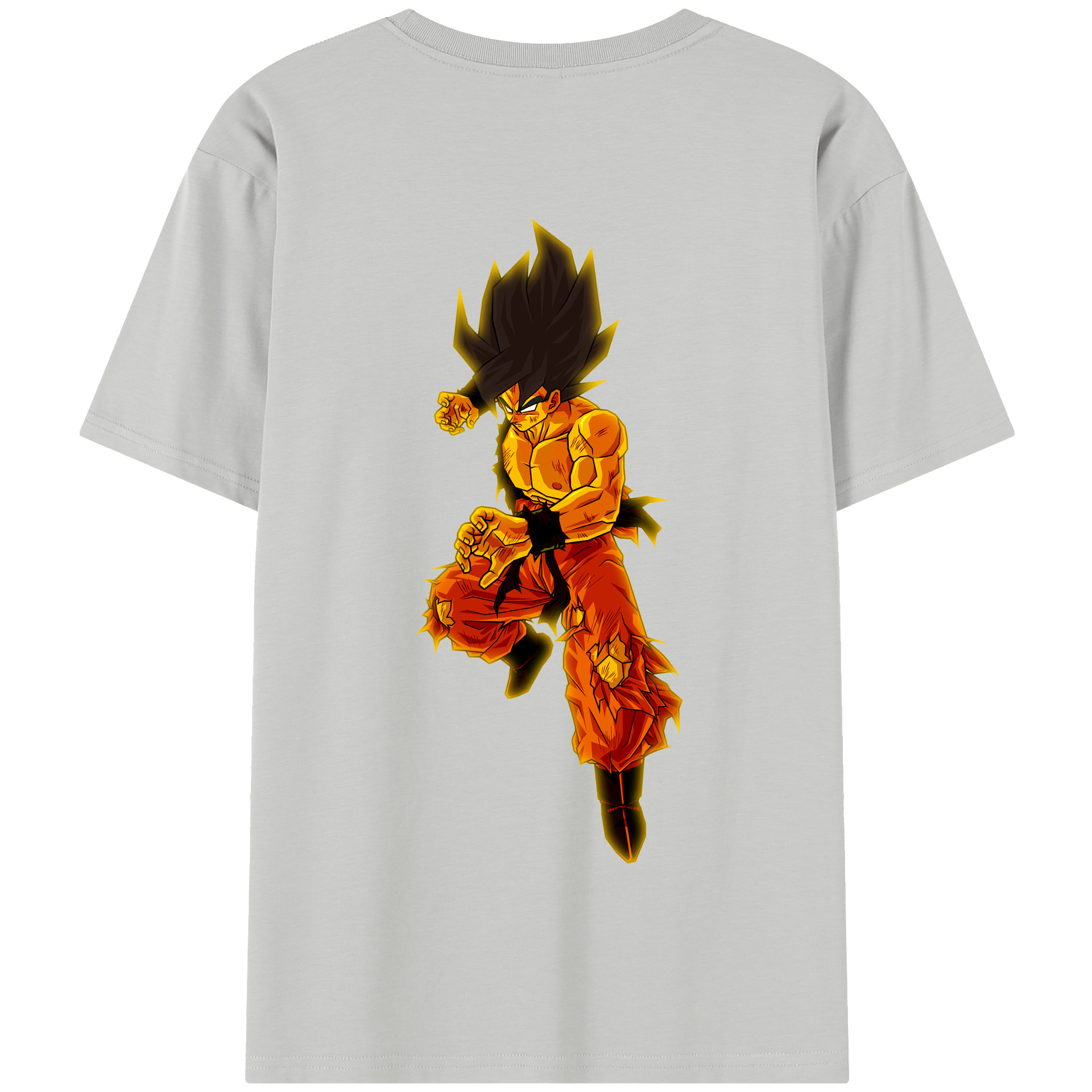 （画像用） ドラゴンボール 孫 悟飯（そんごはん）DRAGON BALL Son Gohan 綿100％半袖Tシャツ（背面プリント）