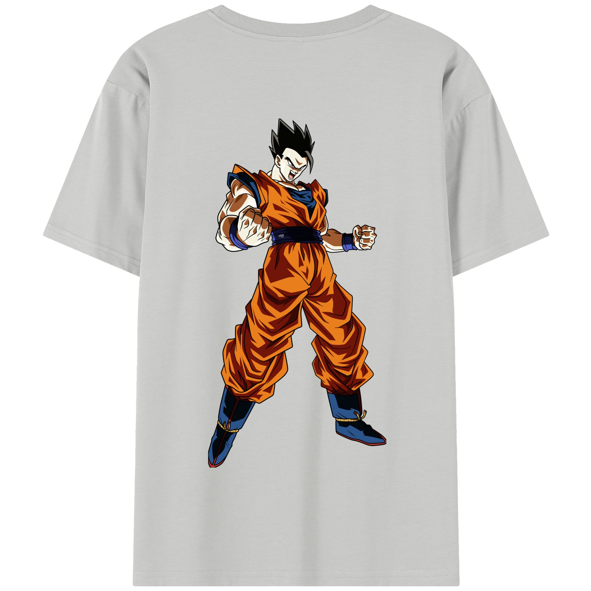 （画像用） ドラゴンボール 孫 悟飯（そんごはん）DRAGON BALL Son Gohan 綿100％半袖Tシャツ（背面プリント）