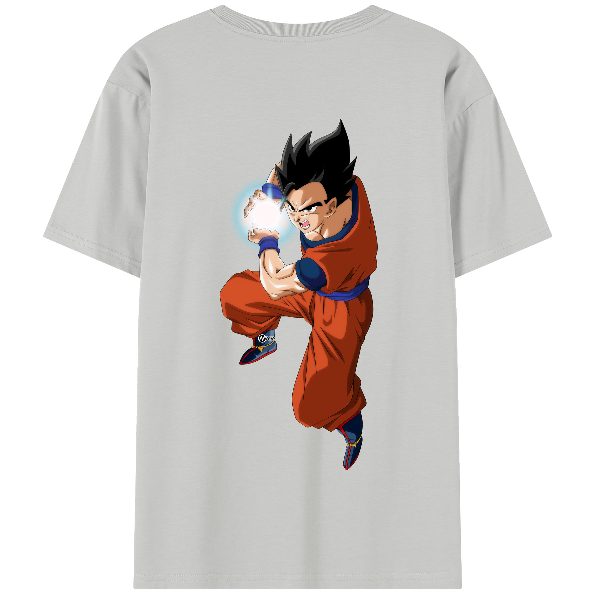 （画像用） ドラゴンボール 孫 悟飯（そんごはん）DRAGON BALL Son Gohan 綿100％半袖Tシャツ（背面プリント）