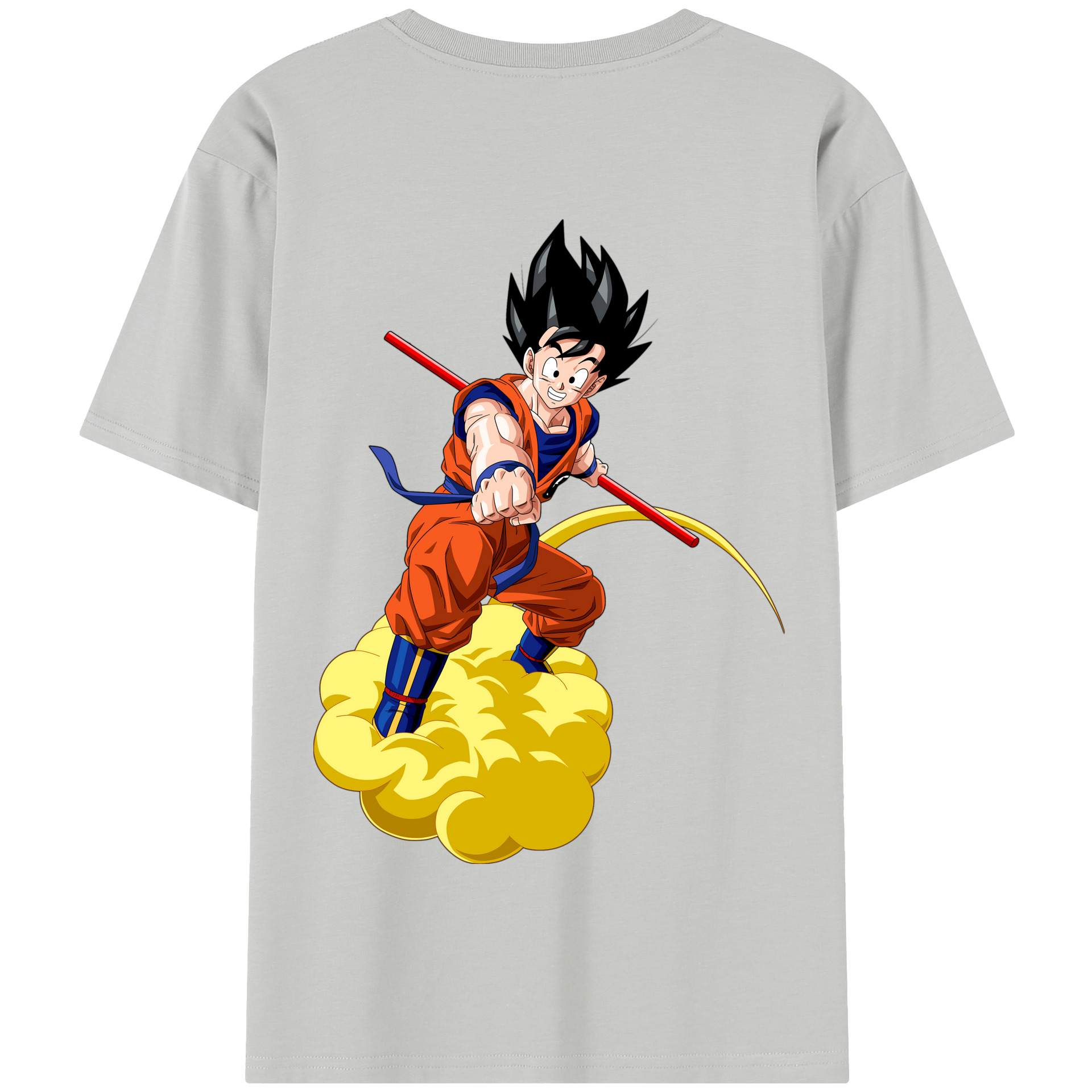 （画像用） ドラゴンボール 孫 悟飯（そんごはん）DRAGON BALL Son Gohan 綿100％半袖Tシャツ（背面プリント）
