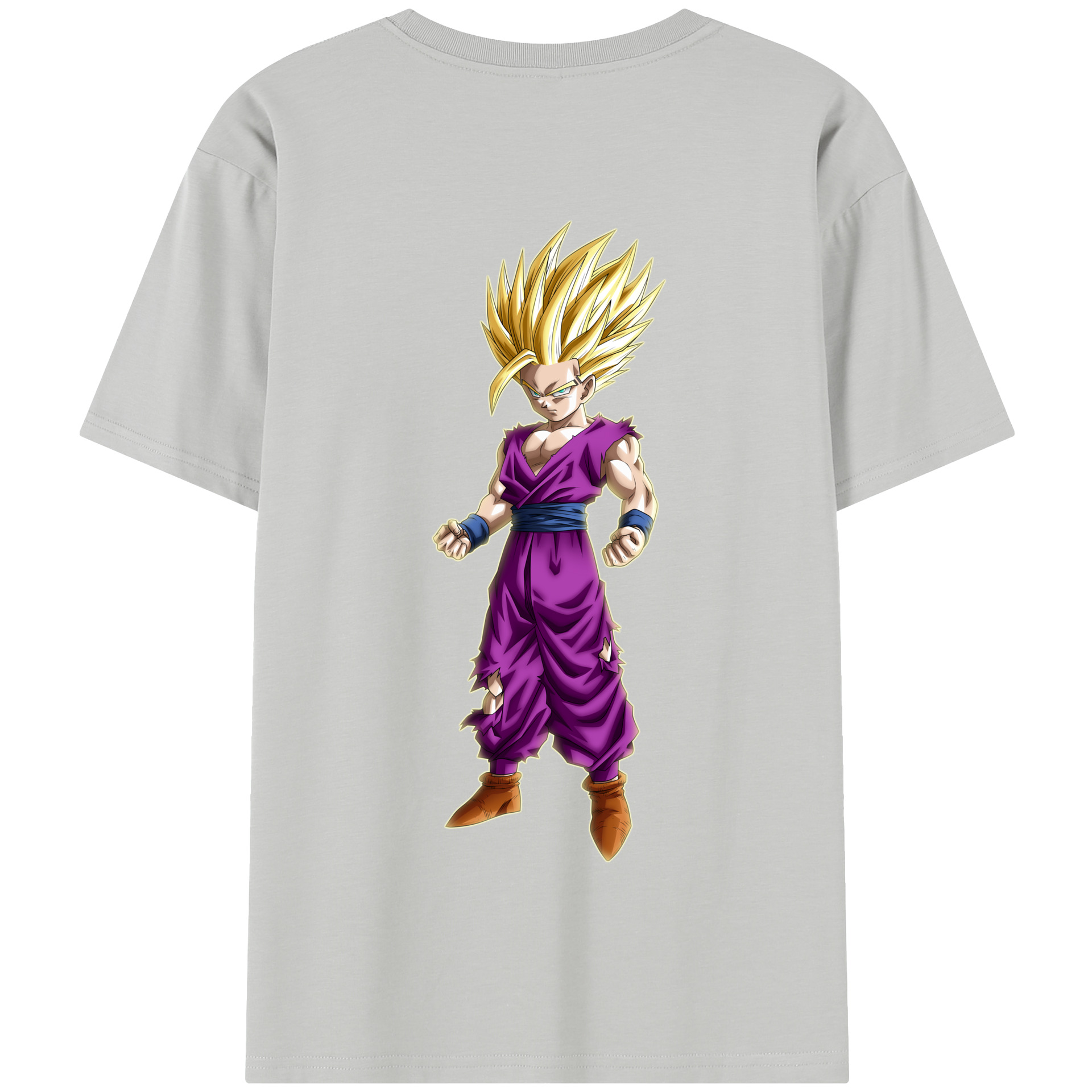 （画像用） ドラゴンボール 孫 悟飯（そんごはん）DRAGON BALL Son Gohan 綿100％半袖Tシャツ（背面プリント）