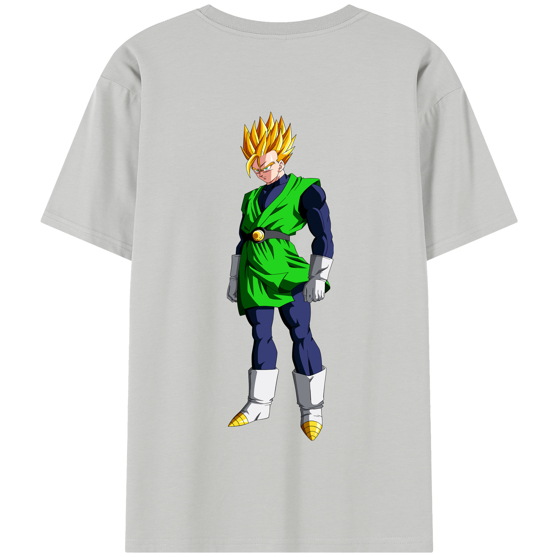 （画像用） ドラゴンボール 孫 悟飯（そんごはん）DRAGON BALL Son Gohan 綿100％半袖Tシャツ（背面プリント）