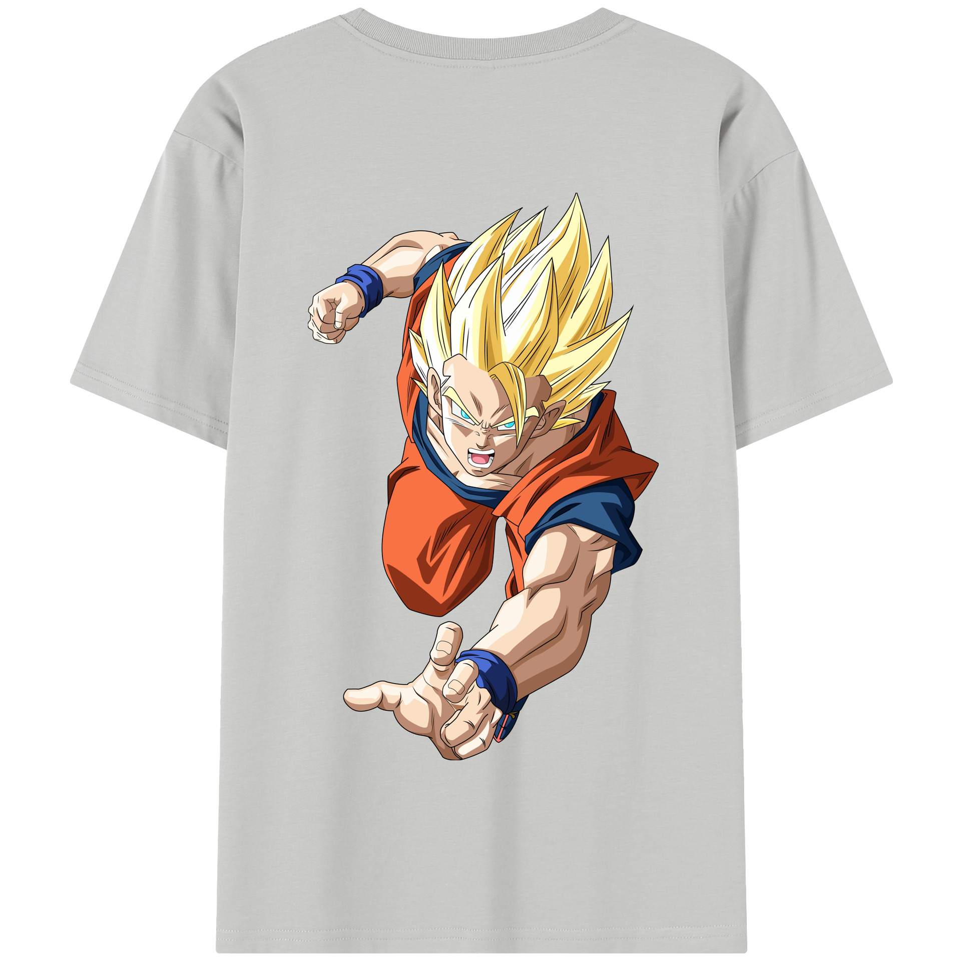 （画像用） ドラゴンボール 孫 悟飯（そんごはん）DRAGON BALL Son Gohan 綿100％半袖Tシャツ（背面プリント）