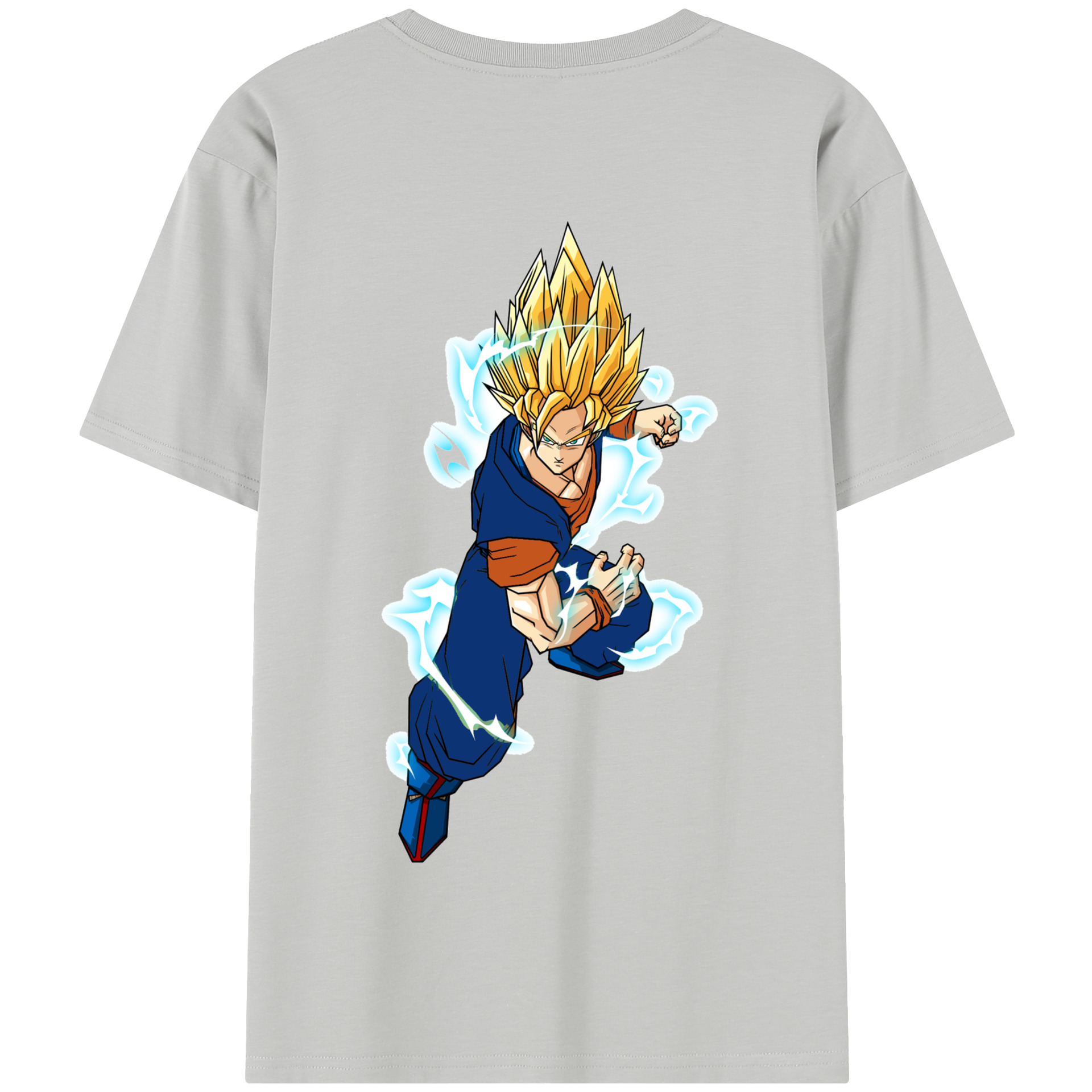 （画像用） ドラゴンボール 孫 悟飯（そんごはん）DRAGON BALL Son Gohan 綿100％半袖Tシャツ（背面プリント）