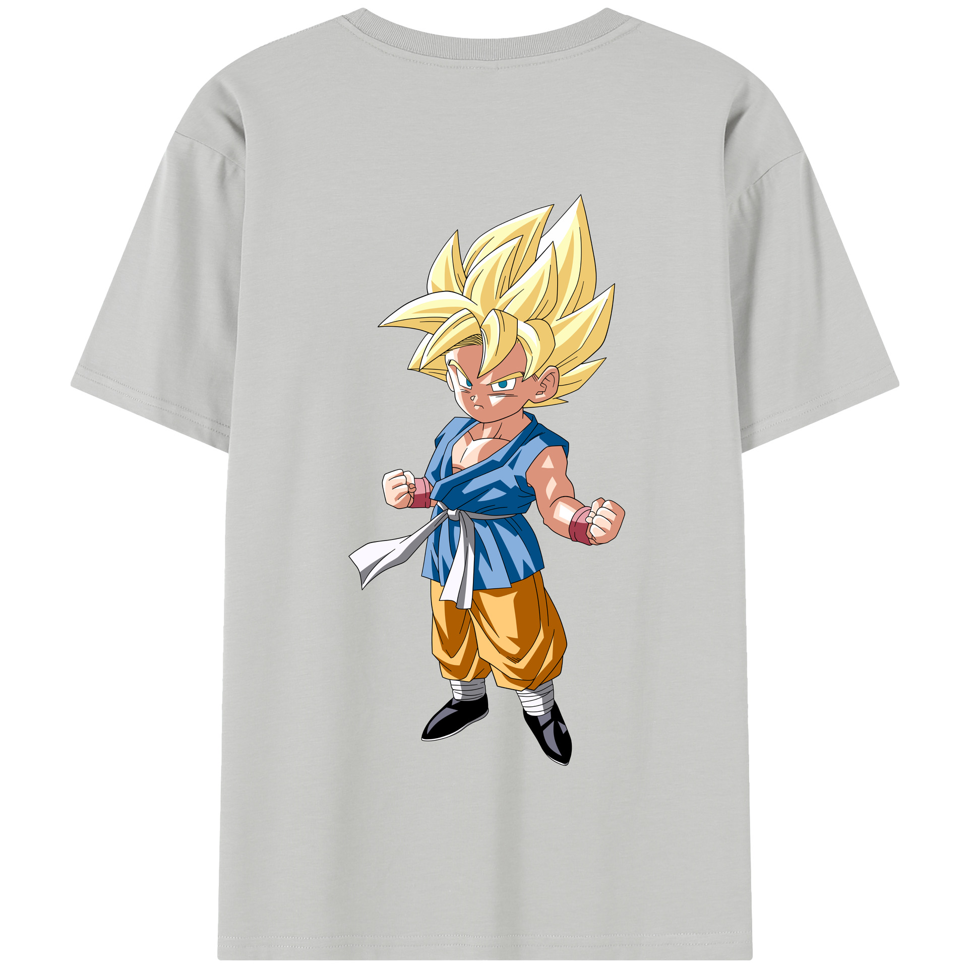 （画像用） ドラゴンボール 孫 悟飯（そんごはん）DRAGON BALL Son Gohan 綿100％半袖Tシャツ（背面プリント）
