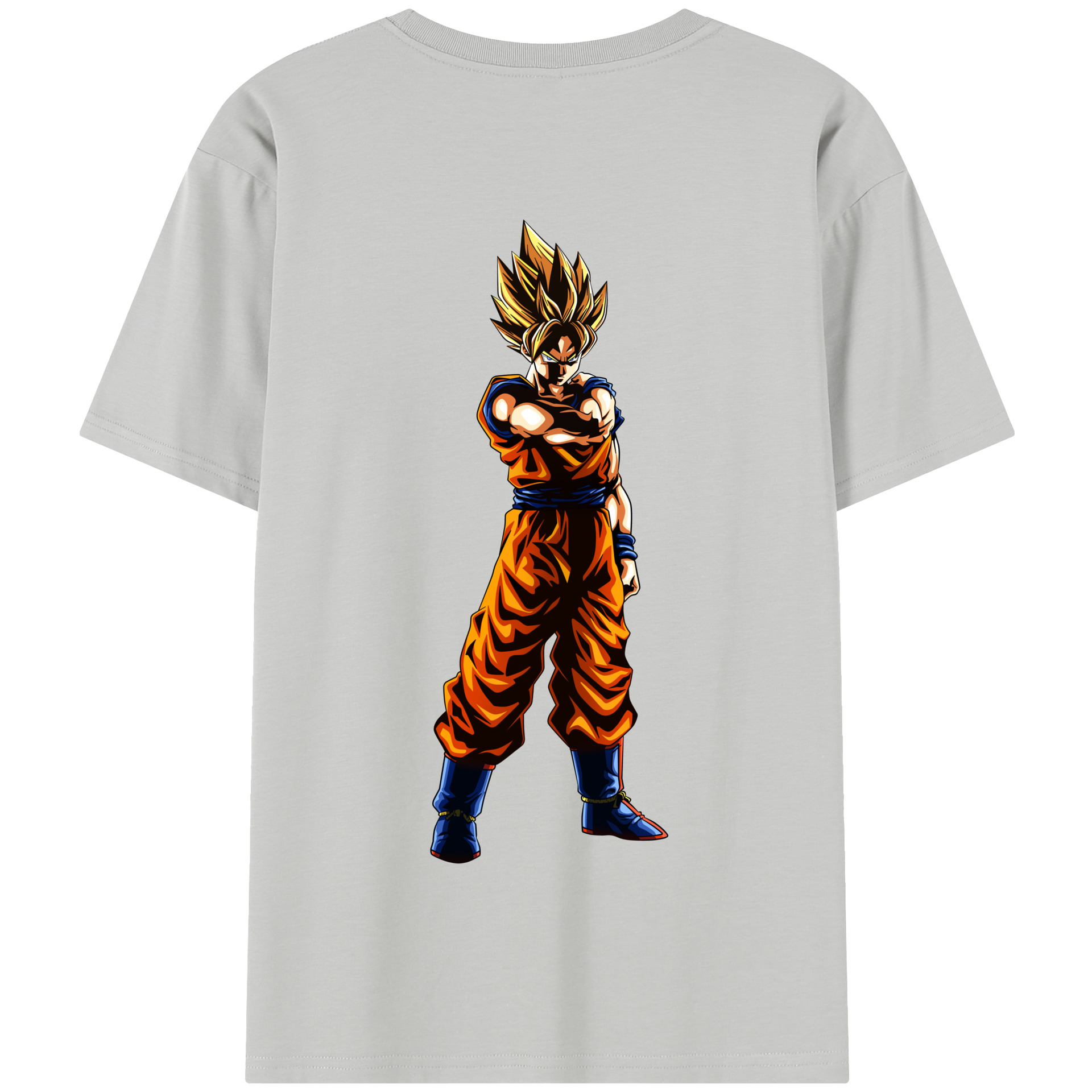 （画像用） ドラゴンボール 孫 悟飯（そんごはん）DRAGON BALL Son Gohan 綿100％半袖Tシャツ（背面プリント）