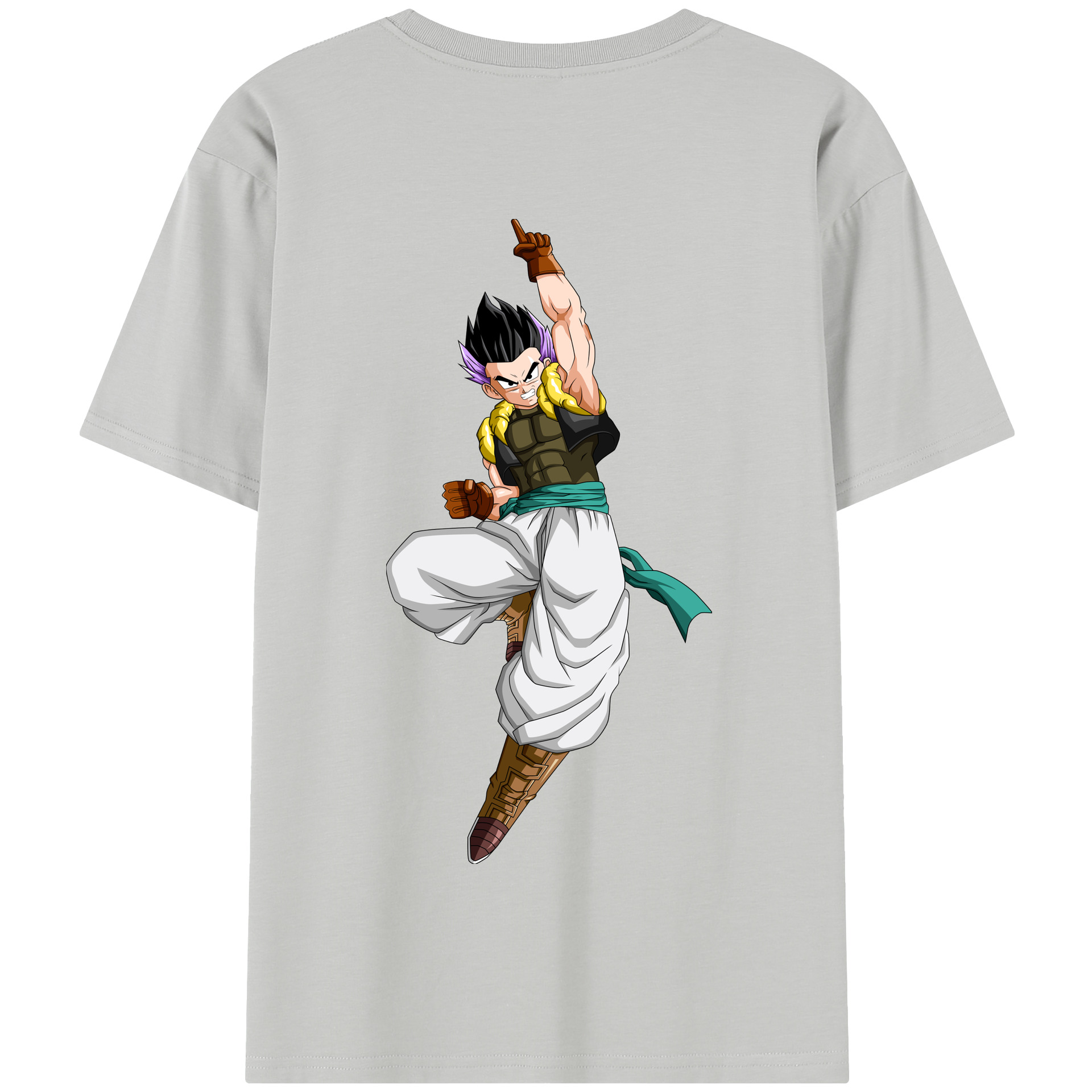 （画像用） ドラゴンボール 孫 悟飯（そんごはん）DRAGON BALL Son Gohan 綿100％半袖Tシャツ（背面プリント）