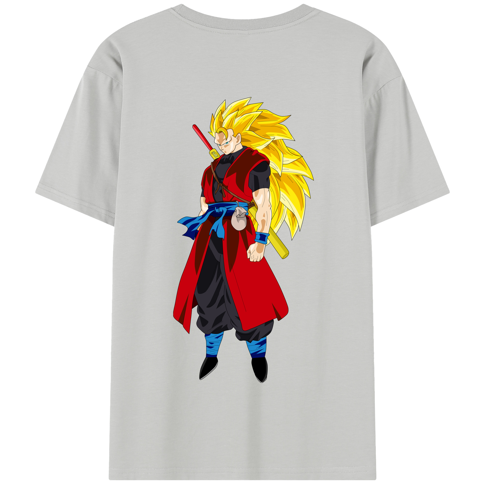 （画像用） ドラゴンボール トランクス（Torankusu）DRAGON BALL Trunks 綿100％半袖Tシャツ（背面プリント）