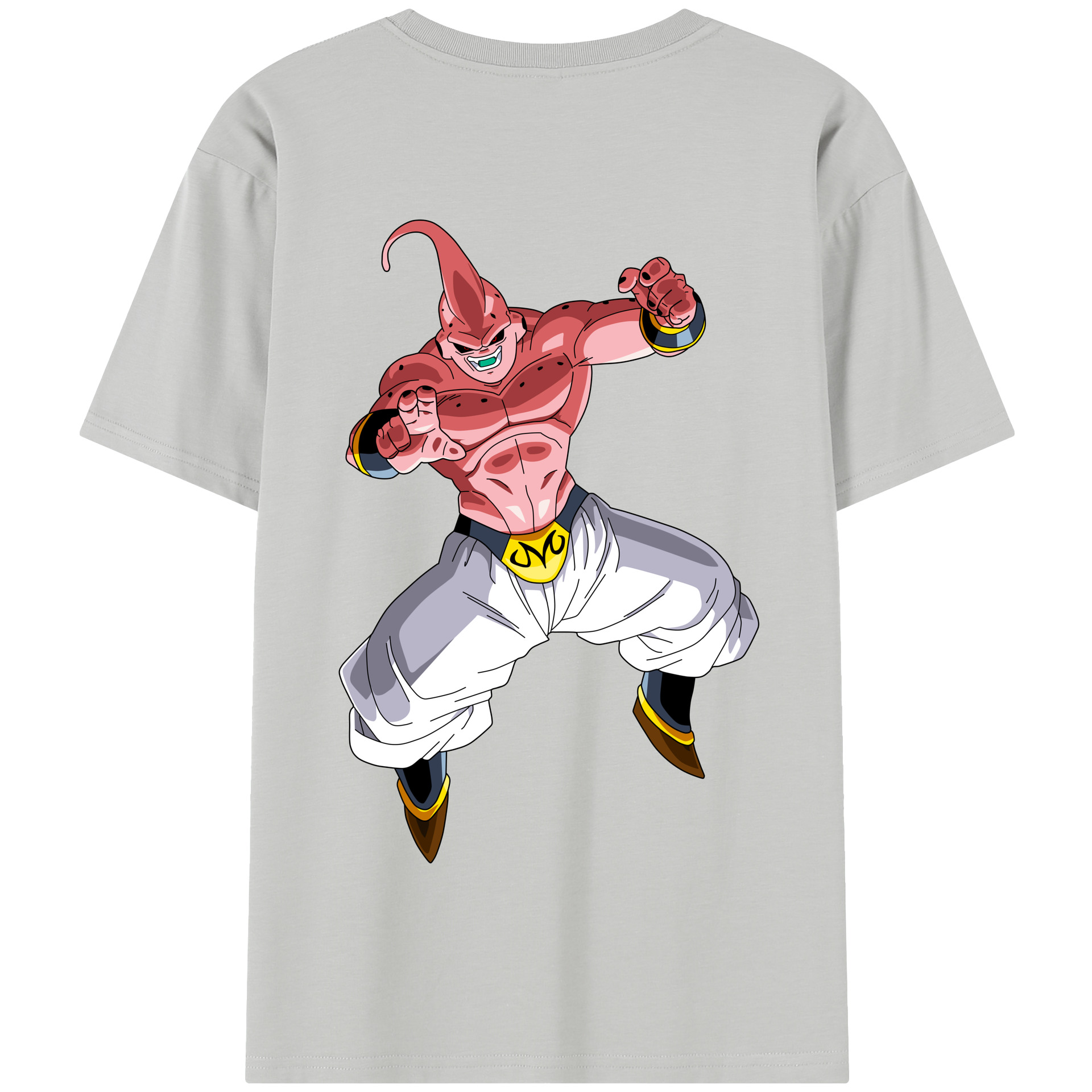 （画像用） ドラゴンボール 魔人ブウ DRAGON BALL Majin Buu 綿100％半袖Tシャツ（背面プリント）
