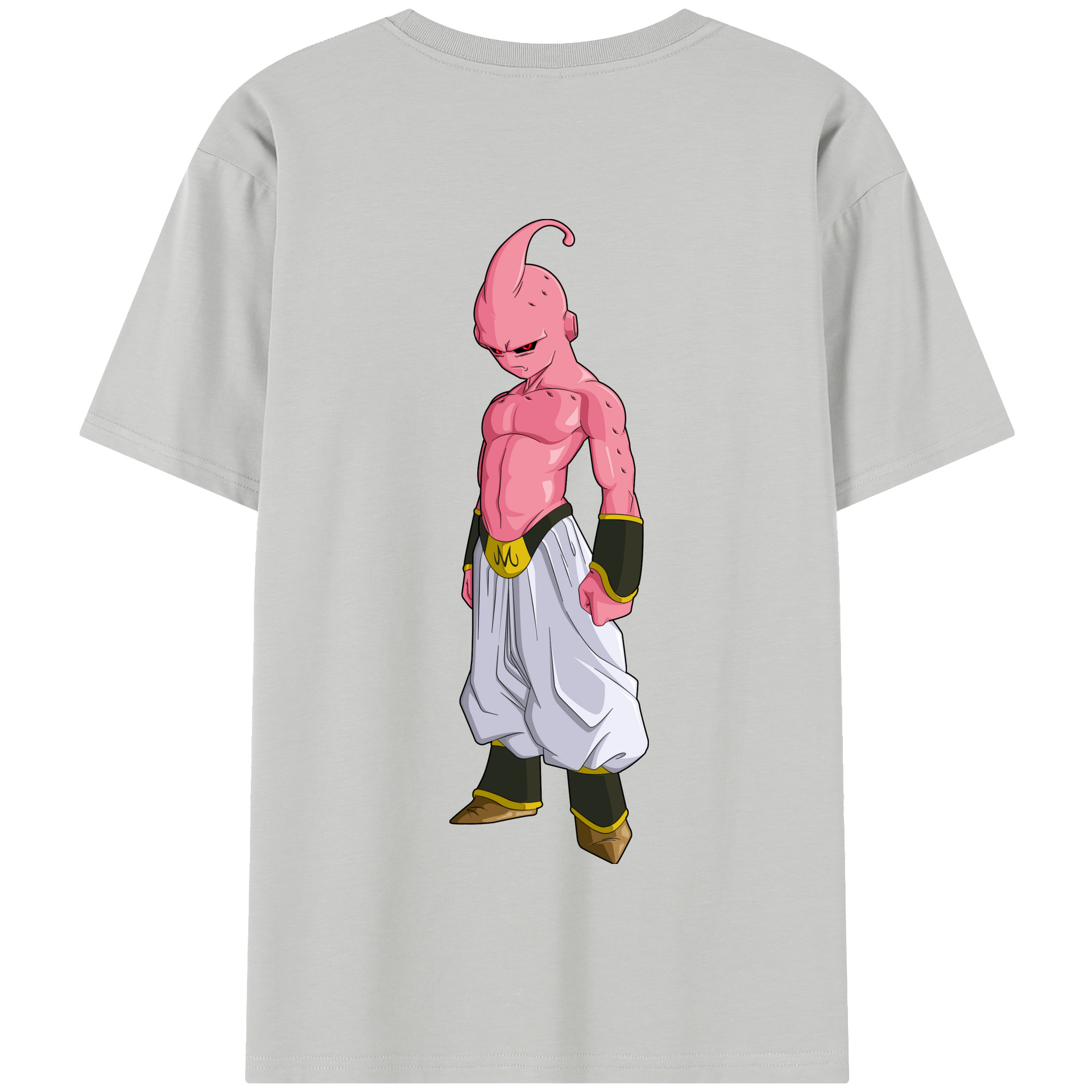 （画像用） ドラゴンボール 魔人ブウ DRAGON BALL Majin Buu 綿100％半袖Tシャツ（背面プリント）