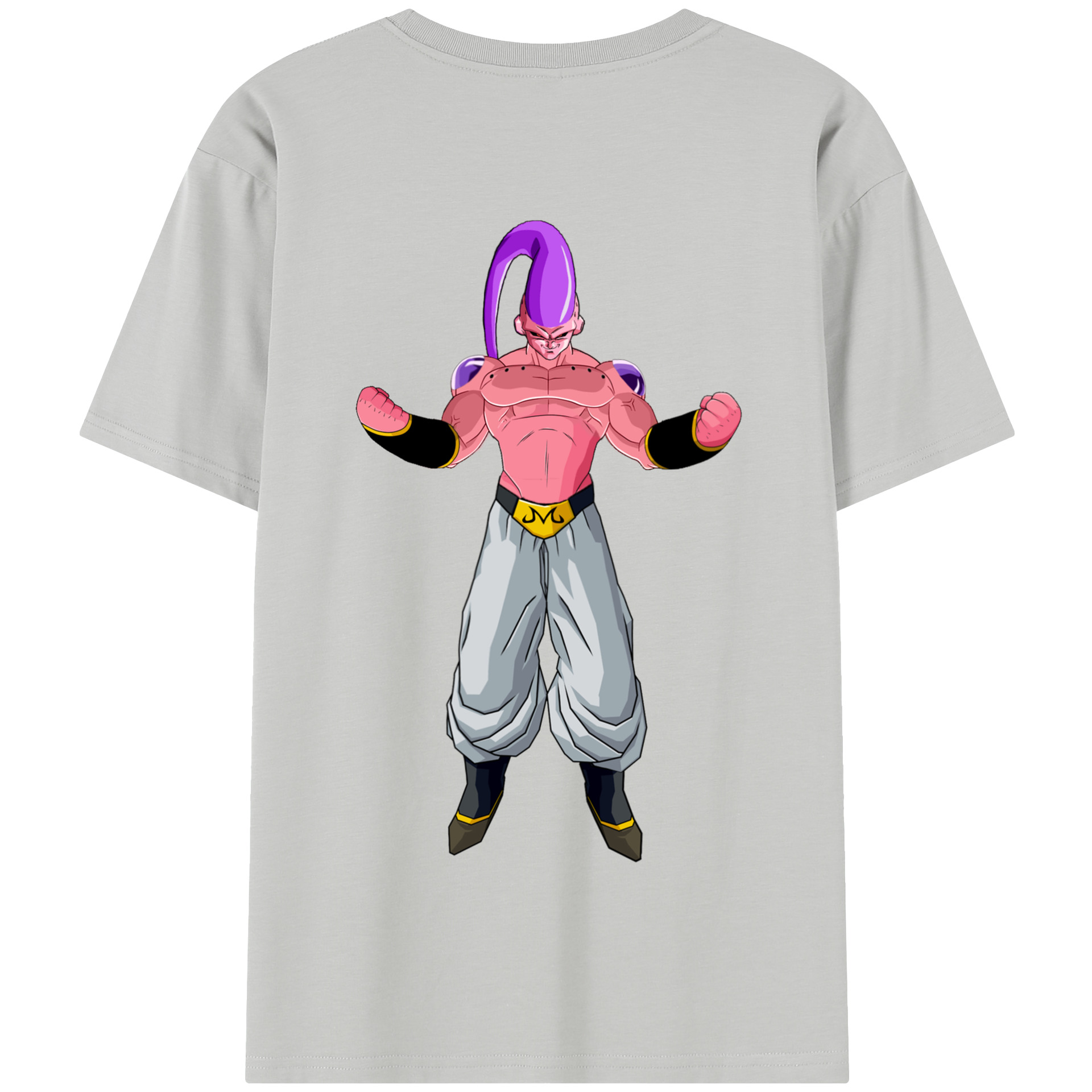 （画像用） ドラゴンボール 魔人ブウ DRAGON BALL Majin Buu 綿100％半袖Tシャツ（背面プリント）