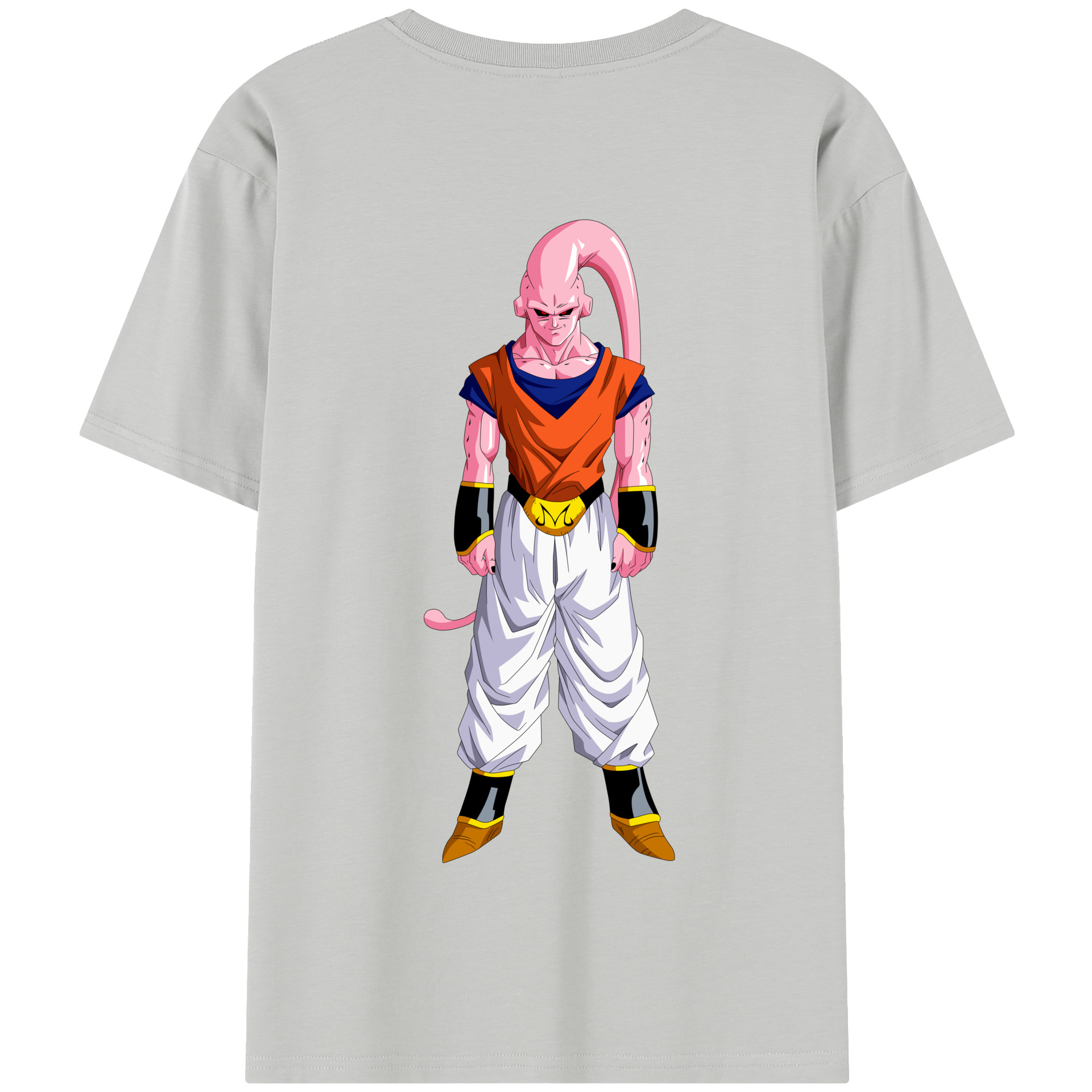 （画像用） ドラゴンボール 魔人ブウ DRAGON BALL Majin Buu 綿100％半袖Tシャツ（背面プリント）